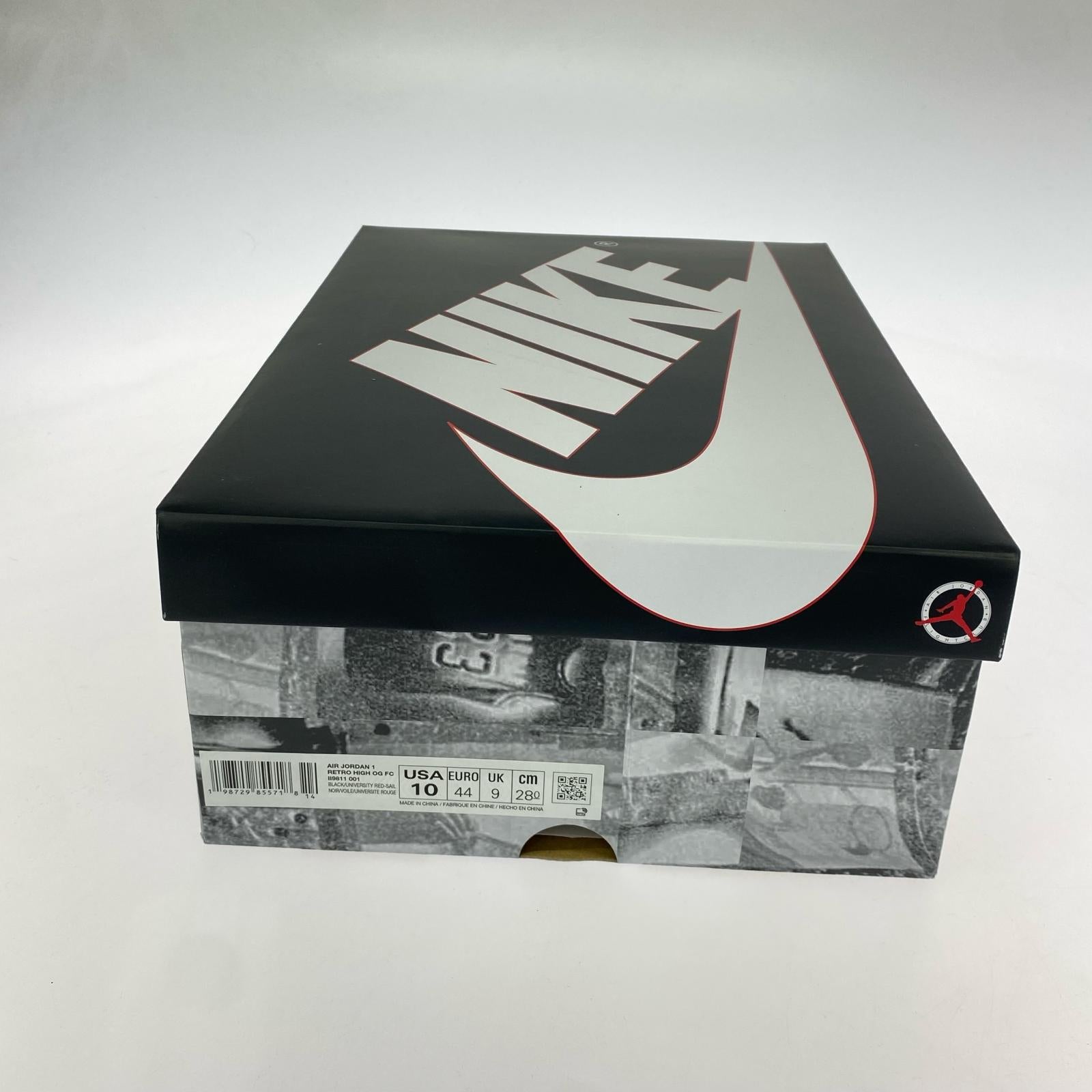 スニーカー AIR JORDAN 1 RETRO HIGH OG ブラック (28.0) 28cm (US10 UK9 1/2 EU46) ブラック