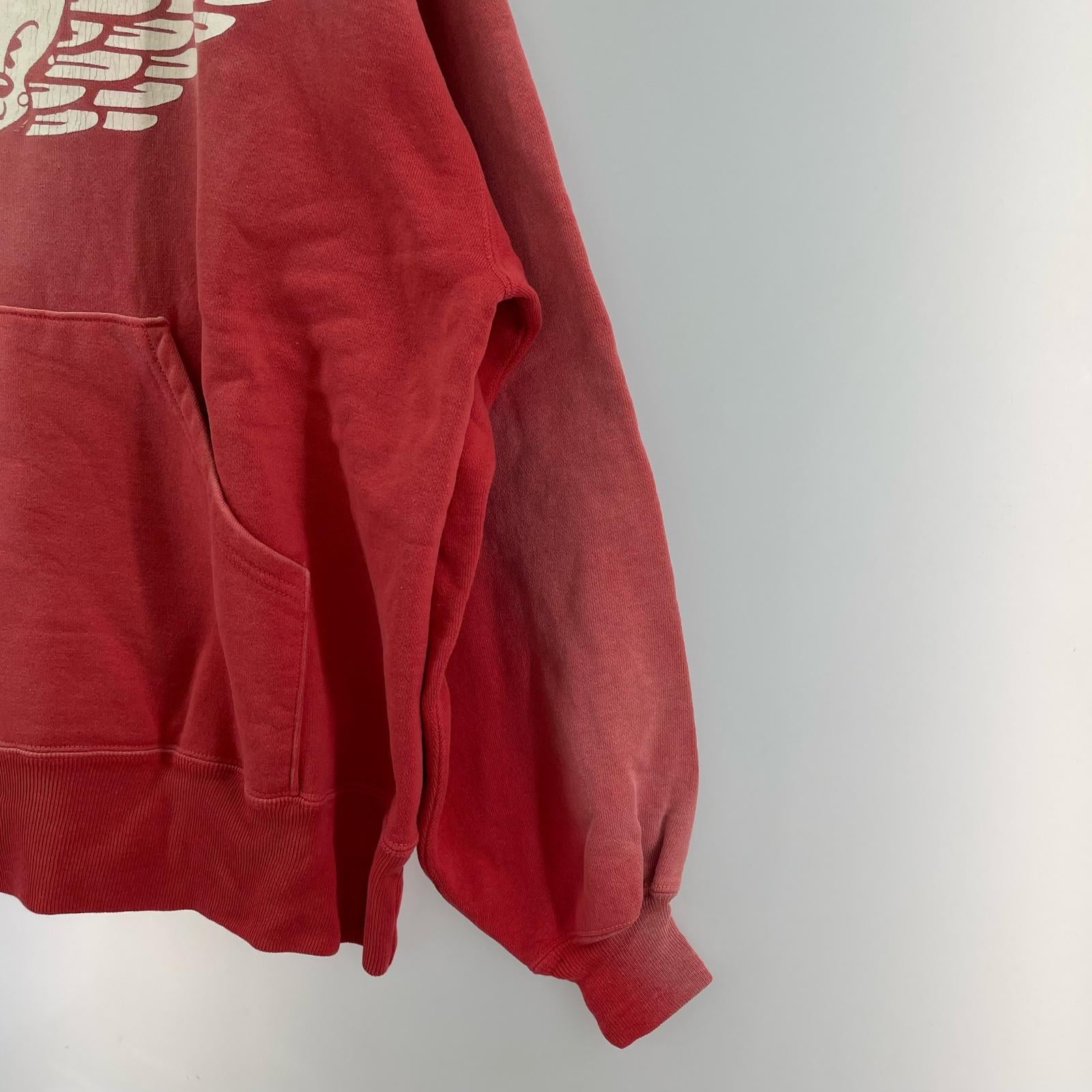 パーカー HOODIE BABY MICHAEL フェード赤 (L) L レッド