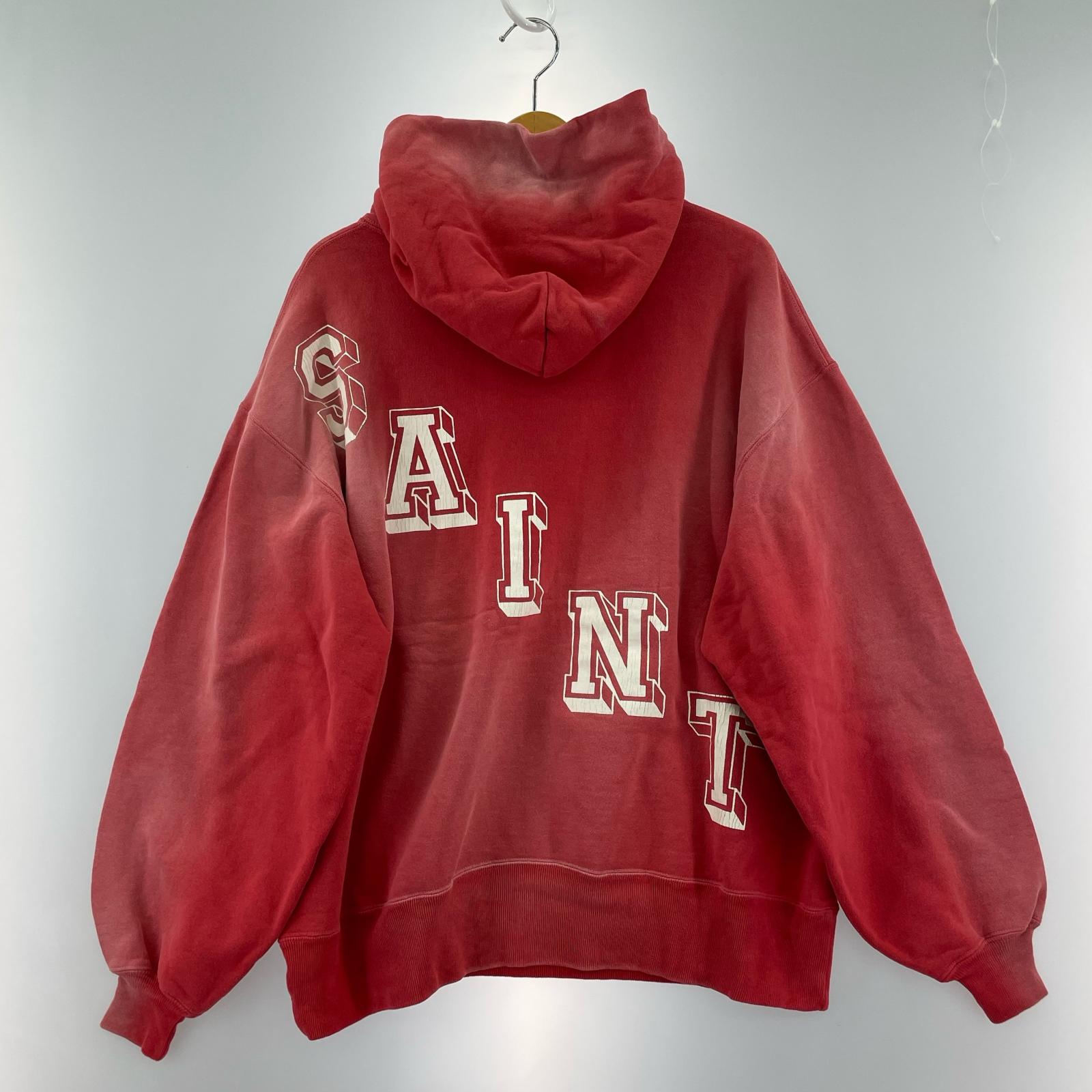 パーカー HOODIE BABY MICHAEL フェード赤 (L) L レッド