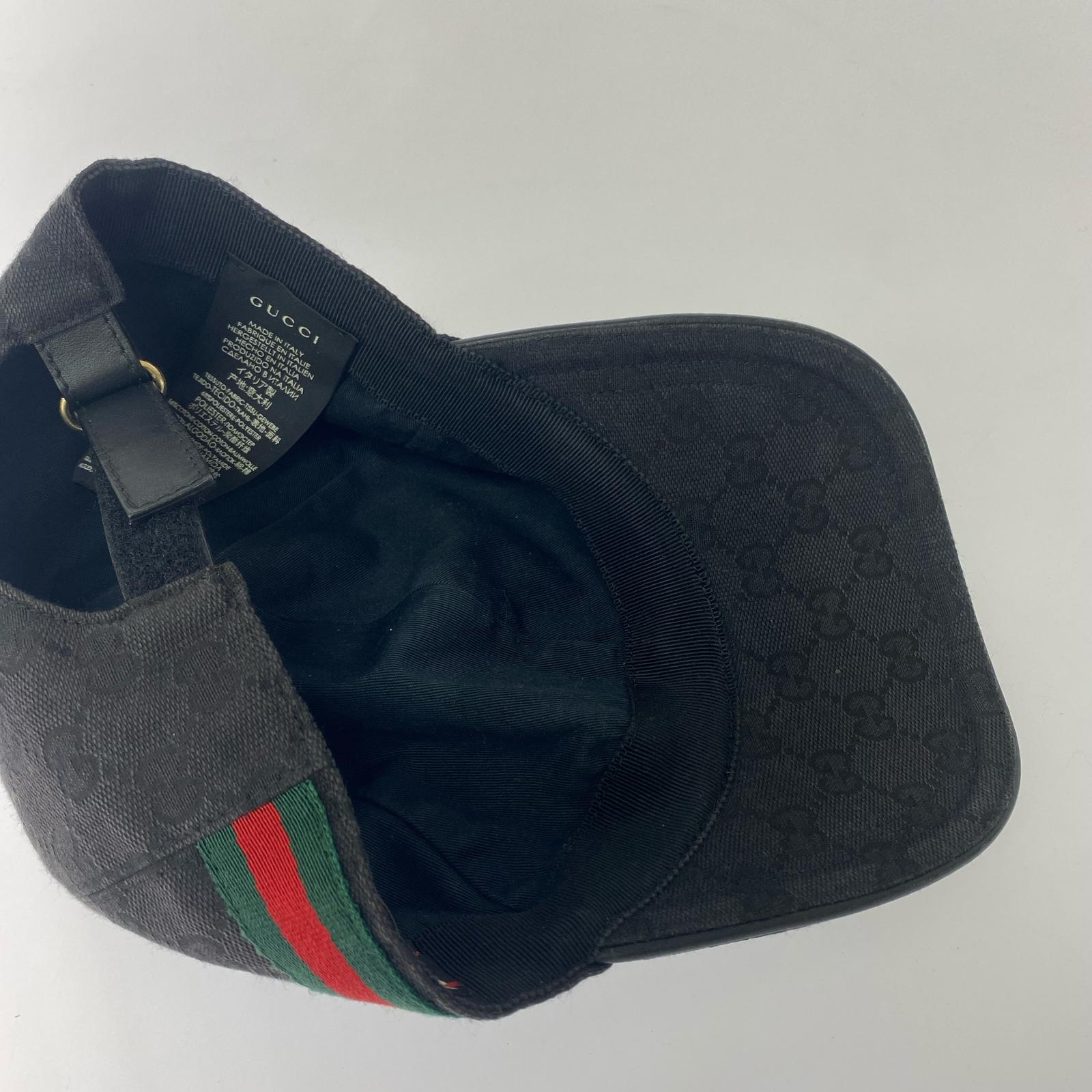 GUCCI/GGキャンバス/シェリーライン/キャップ