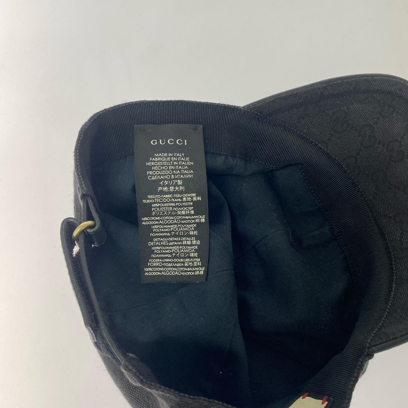 GUCCI/GGキャンバス/シェリーライン/キャップ