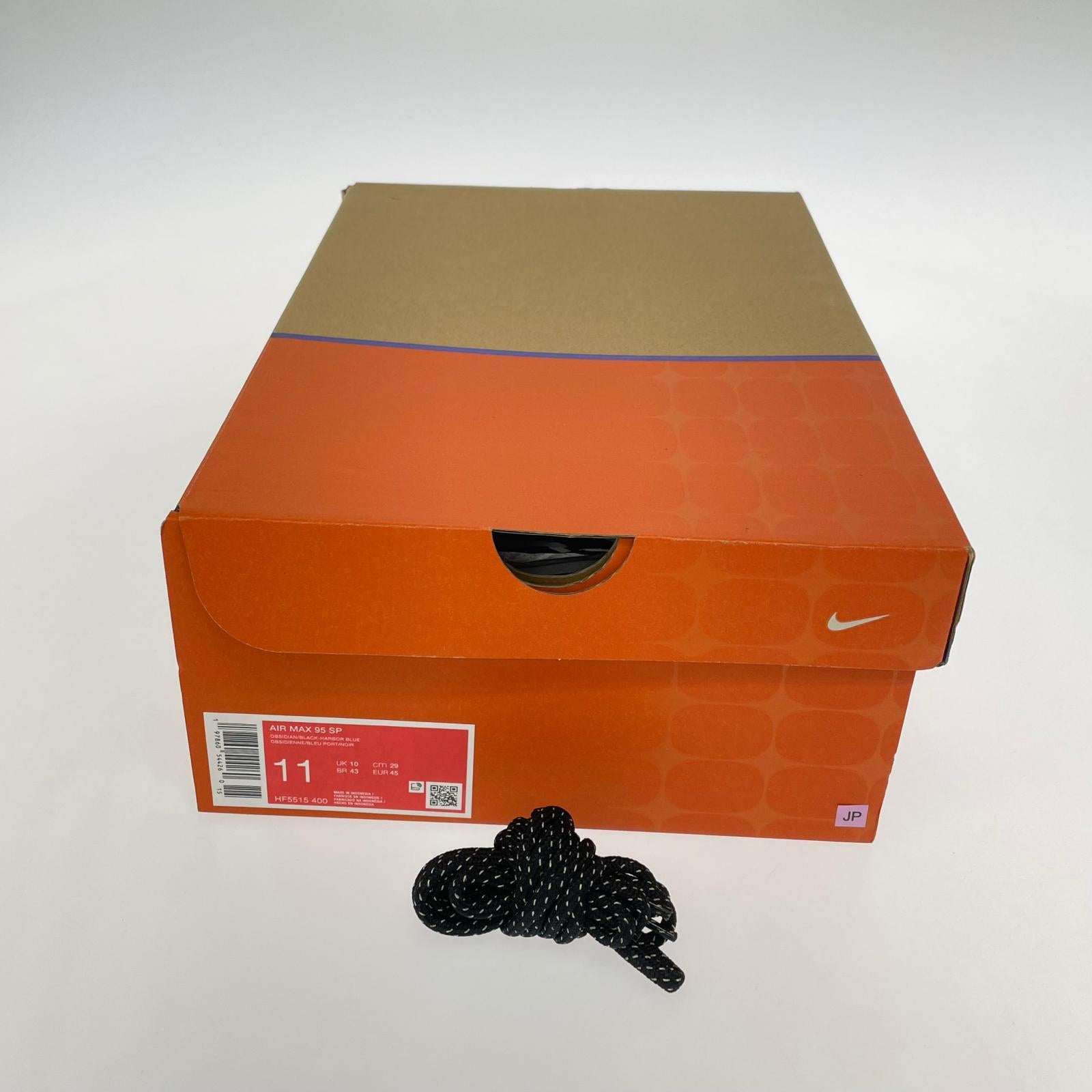 スニーカー Stash/Air Max 95/Black and Harbor Blue 29cm (US11 UK10 1/2 EU48) ブルー