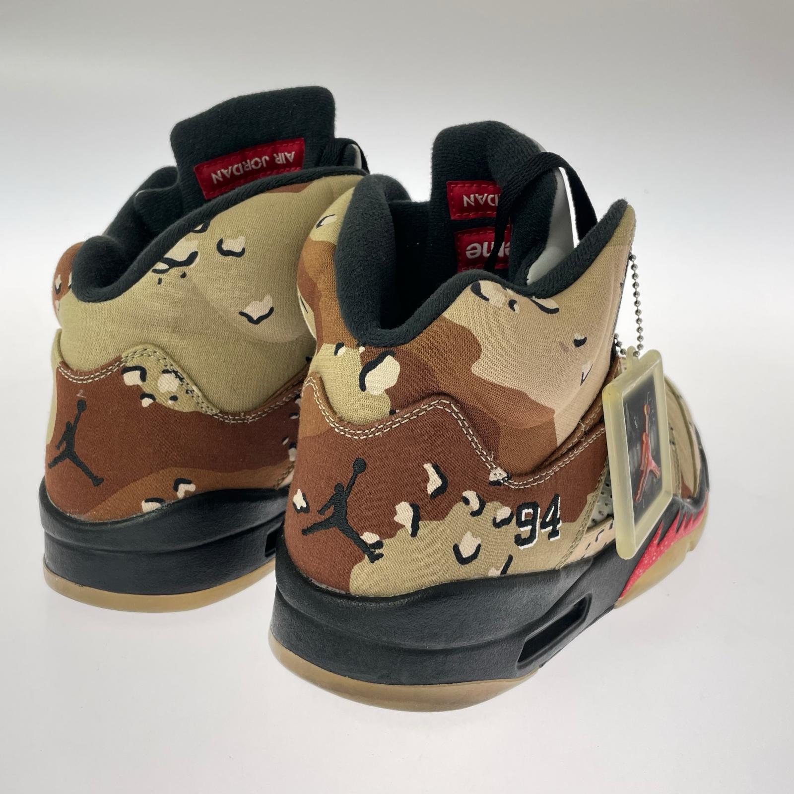 スニーカー Supreme/AIR JORDAN 5 RETRO 29cm (US11 UK10 1/2 EU48) ブラウン