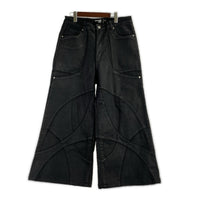 パンツ GUAPI CELTIC WAXED DENIM(W32) 32 ブラック