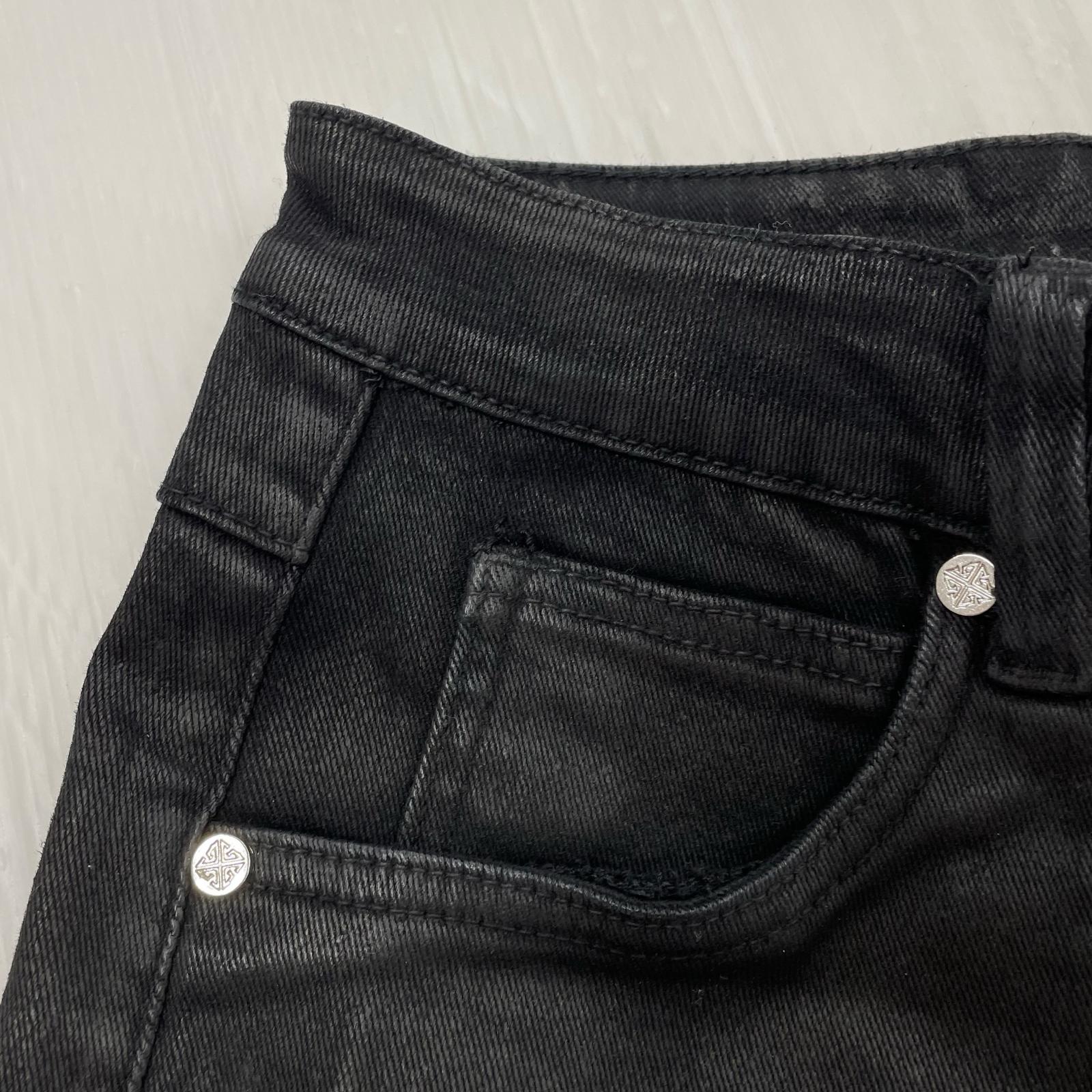 パンツ GUAPI CELTIC WAXED DENIM(W32) 32 ブラック