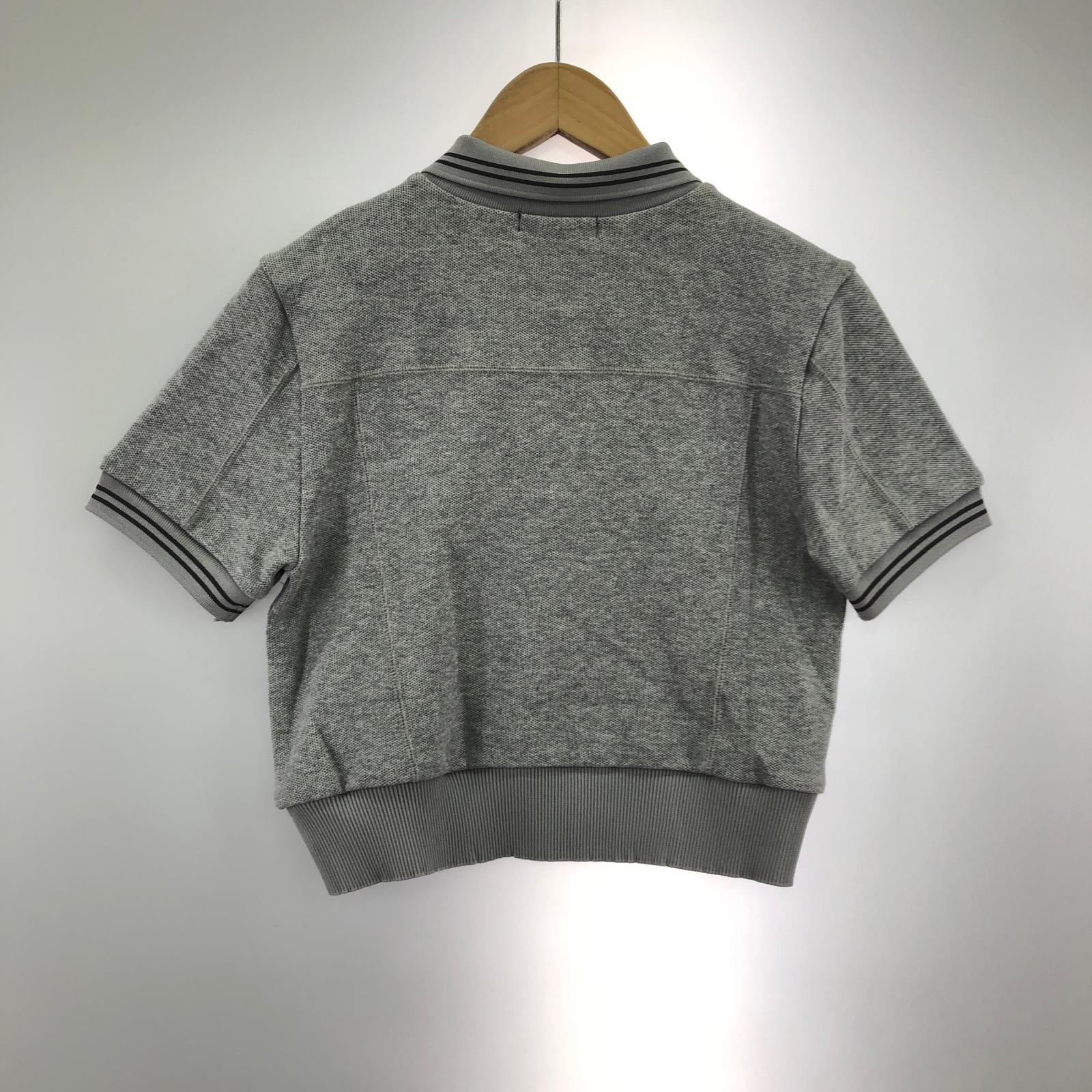 ポロシャツ short length polo shirt/GRY フリー グレー