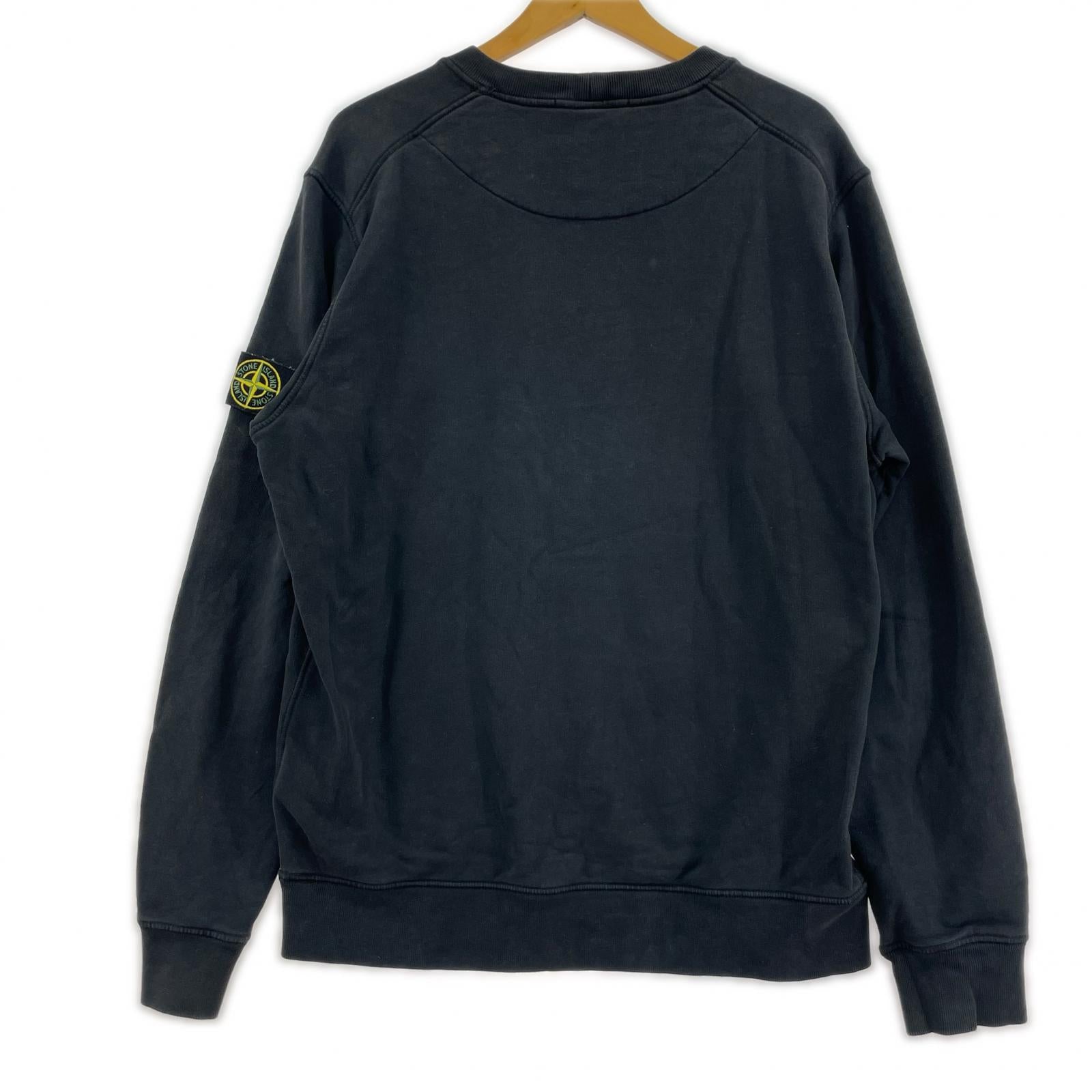 スウェット 21aw クルーネックスウェット BLK L L ブラック