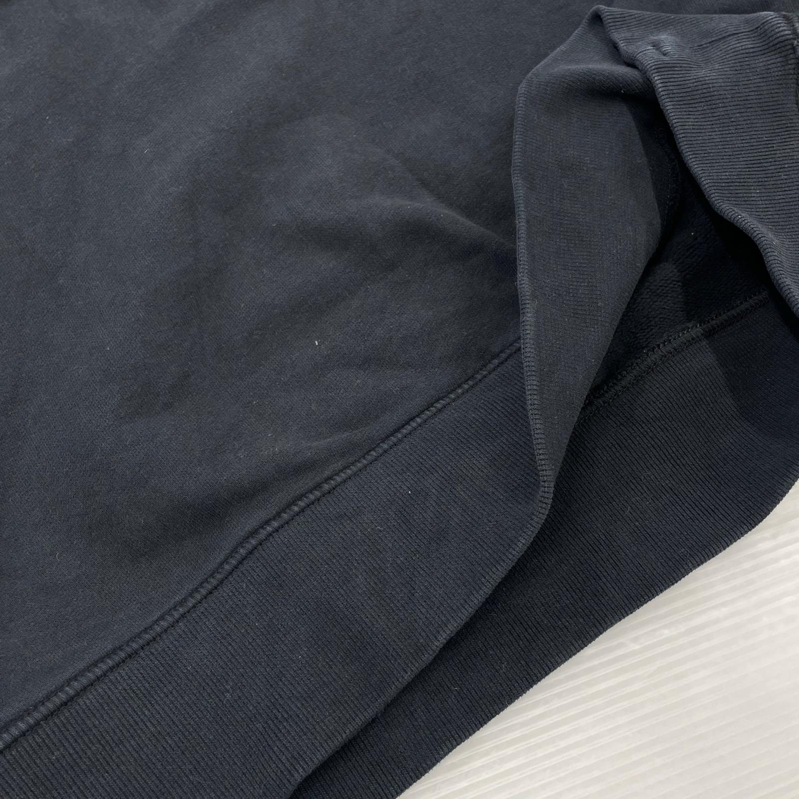 スウェット 21aw クルーネックスウェット BLK L L ブラック