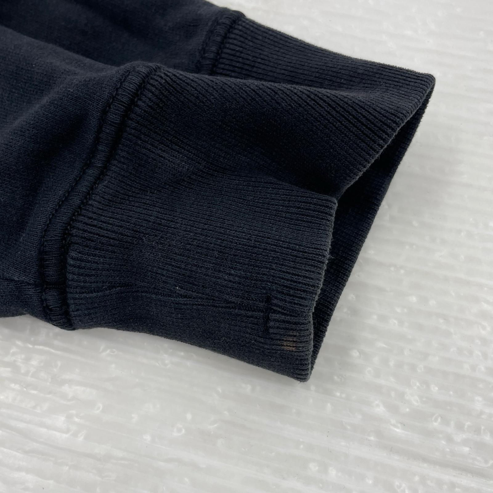 スウェット 21aw クルーネックスウェット BLK L L ブラック