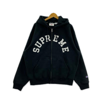 パーカー ×champion zip up hooded sweatshirt M ブラック