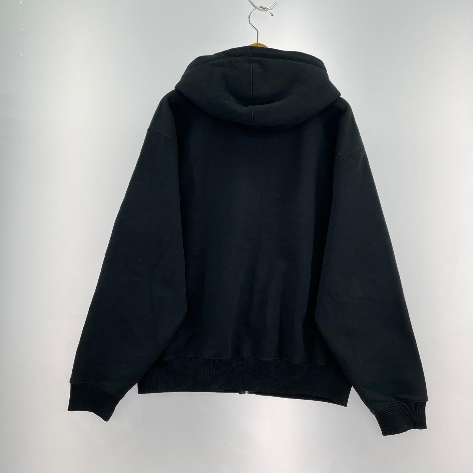 パーカー ×champion zip up hooded sweatshirt M ブラック