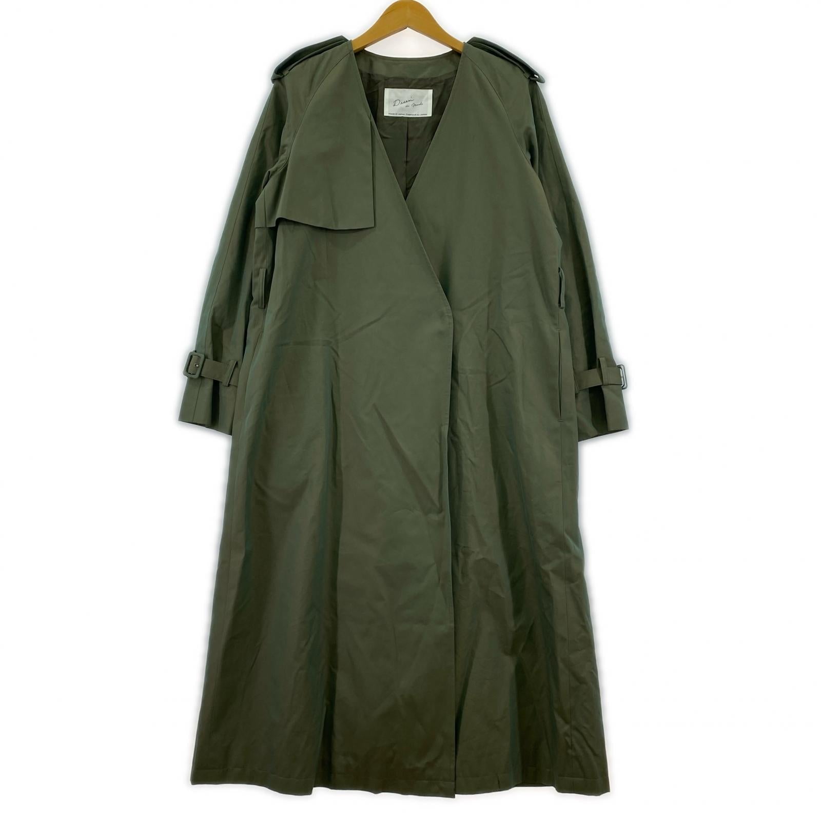 ジャケット DESSIN DE MODE タマムシ デザイントレンチコート ベージュ