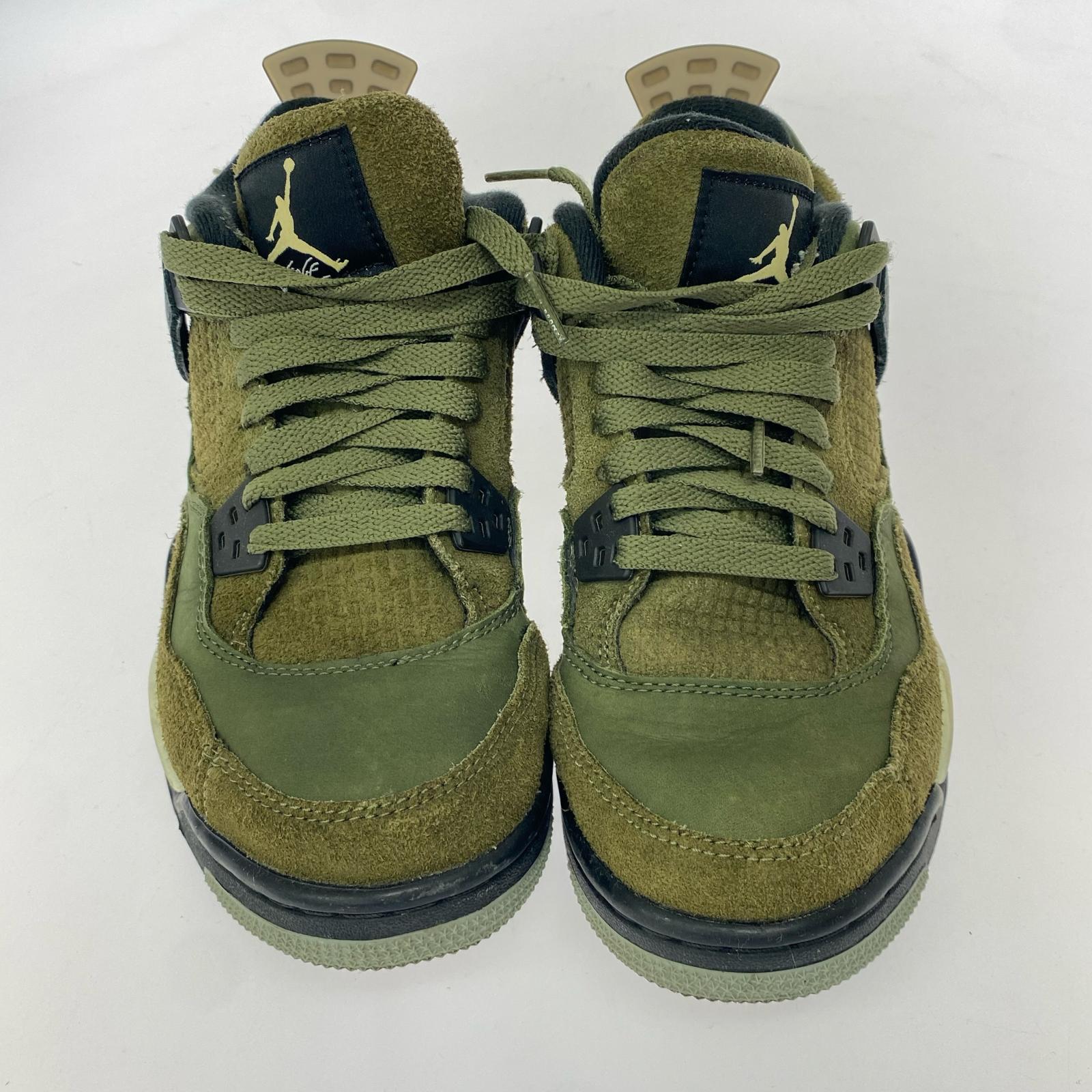スニーカー Air Jordan 4 Retro Low Craft カーキ (24.0) 24cm (US6 UK5 1/2 EU38)