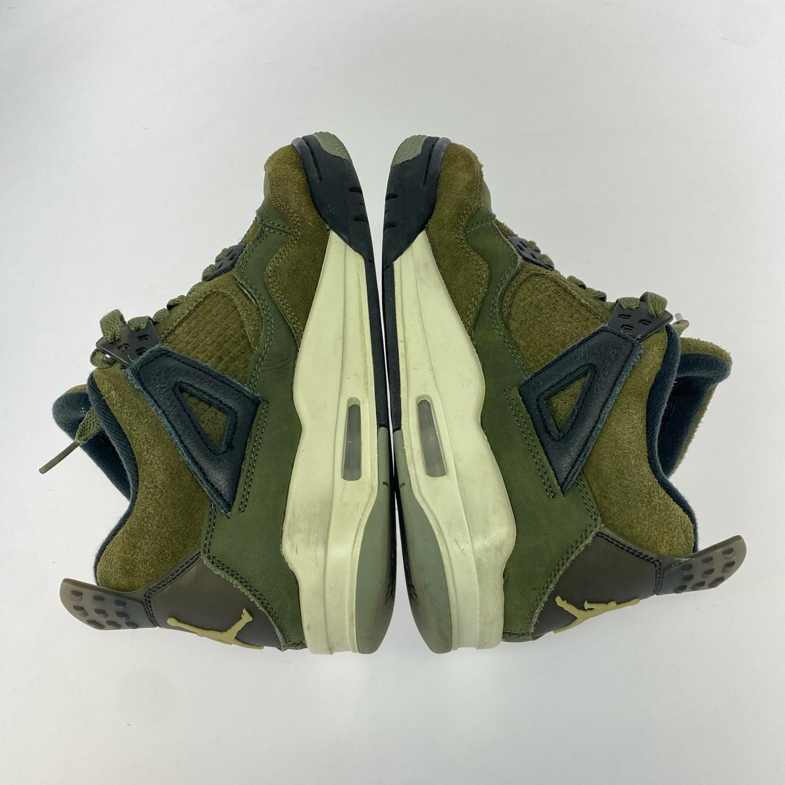スニーカー Air Jordan 4 Retro Low Craft カーキ (24.0) 24cm (US6 UK5 1/2 EU38)