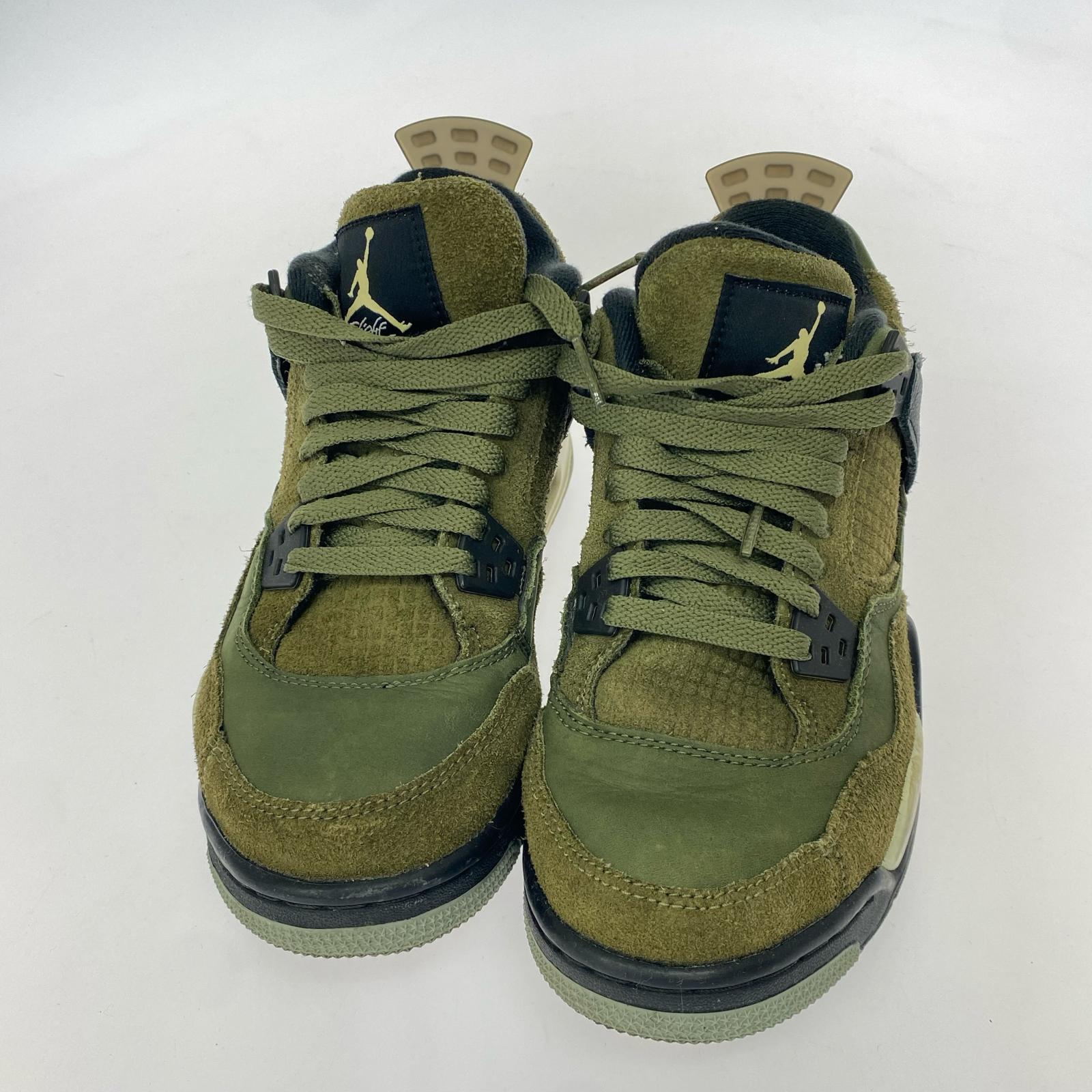 スニーカー Air Jordan 4 Retro Low Craft カーキ (24.0) 24cm (US6 UK5 1/2 EU38)