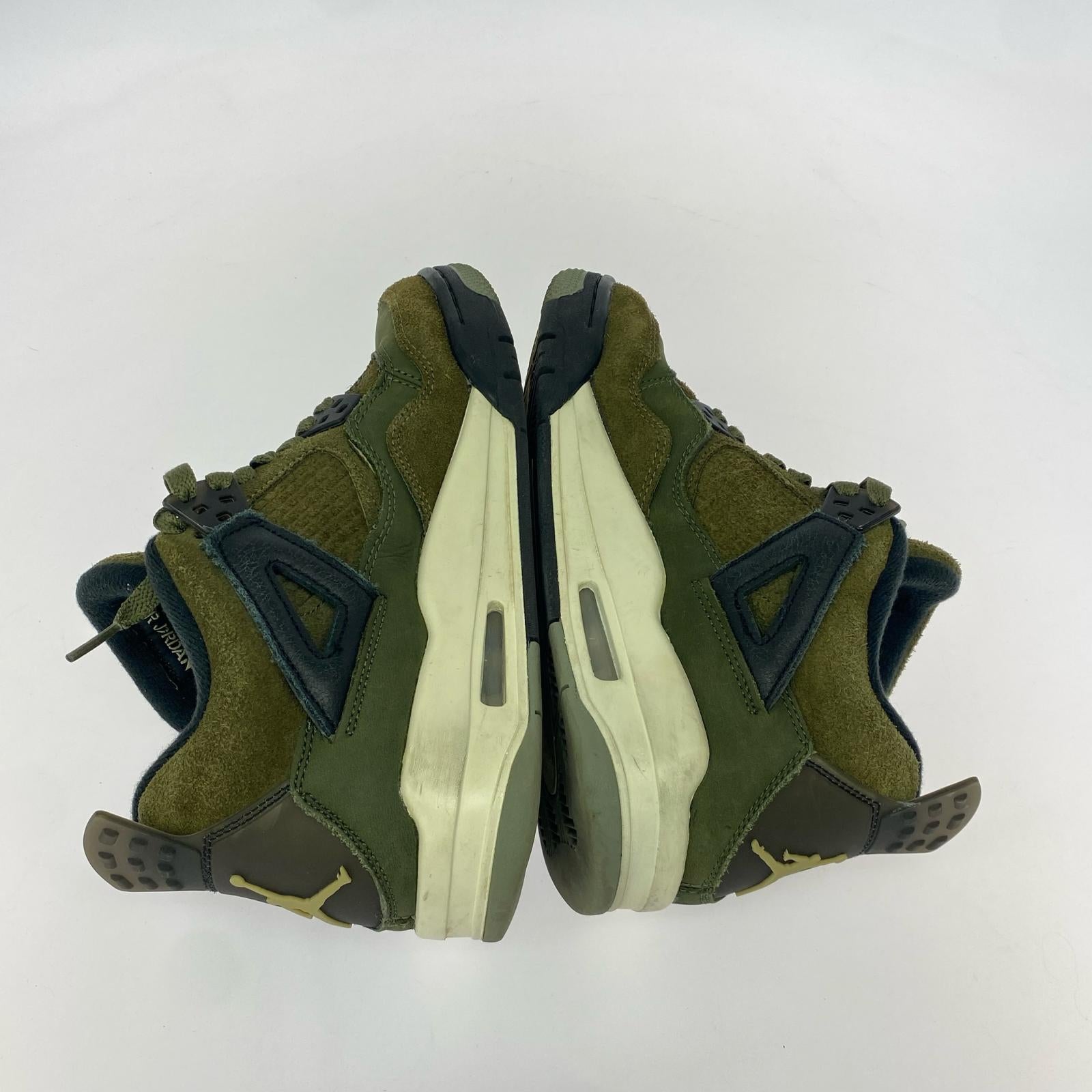 スニーカー Air Jordan 4 Retro Low Craft カーキ (24.0) 24cm (US6 UK5 1/2 EU38)