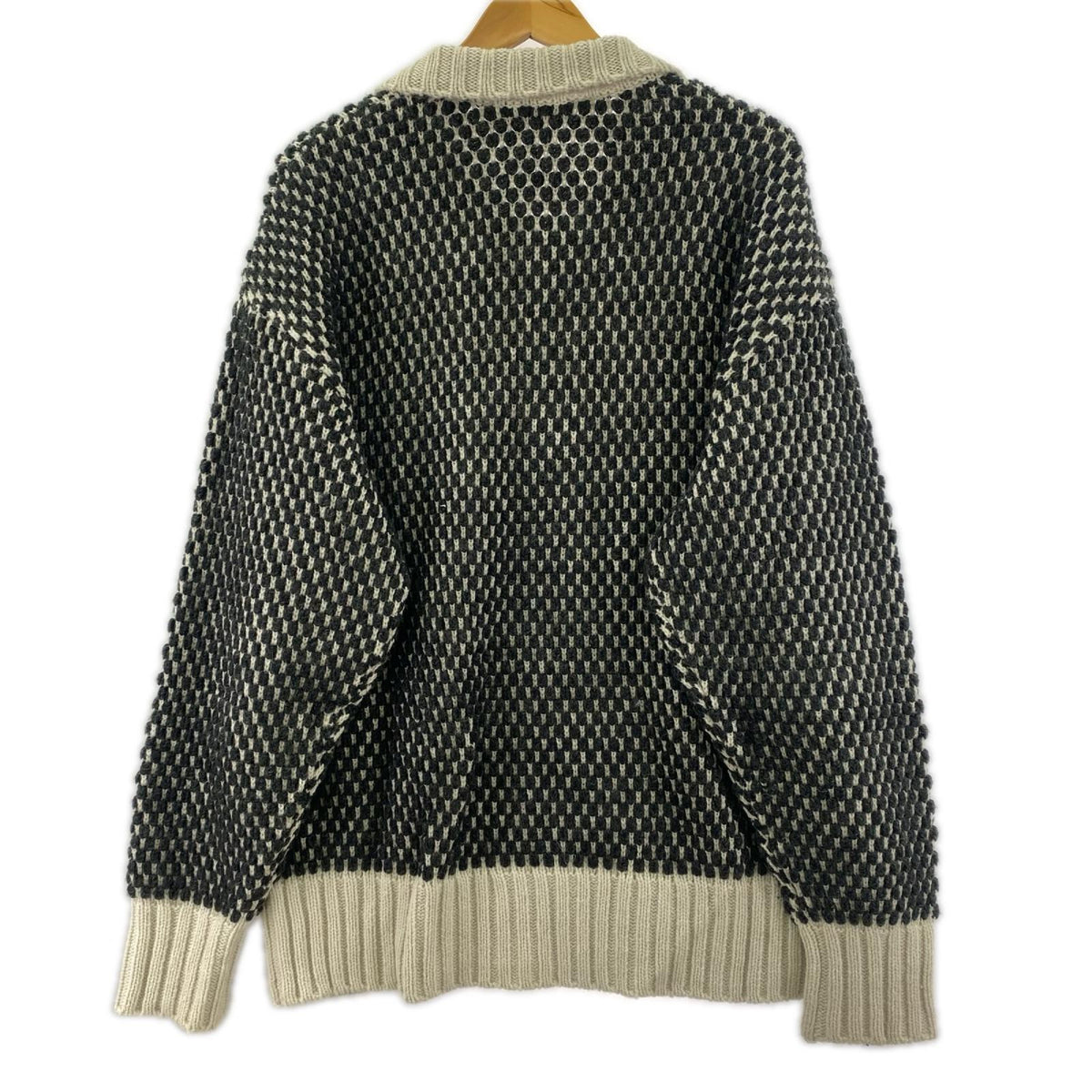 ニット POPCORN SKIPPER KNIT 1 グレー Jie-23W-KN03