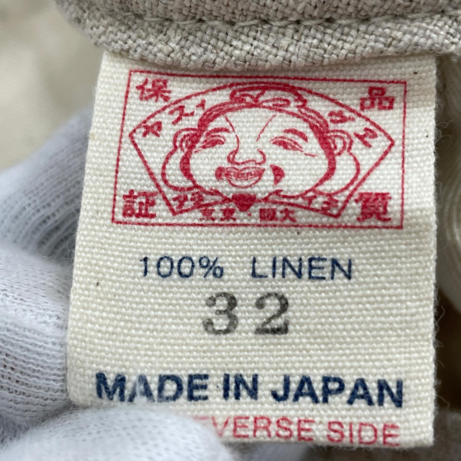 ショートパンツ YAMANE LINEN SHORTS W32 ベージュ 32 ベージュ