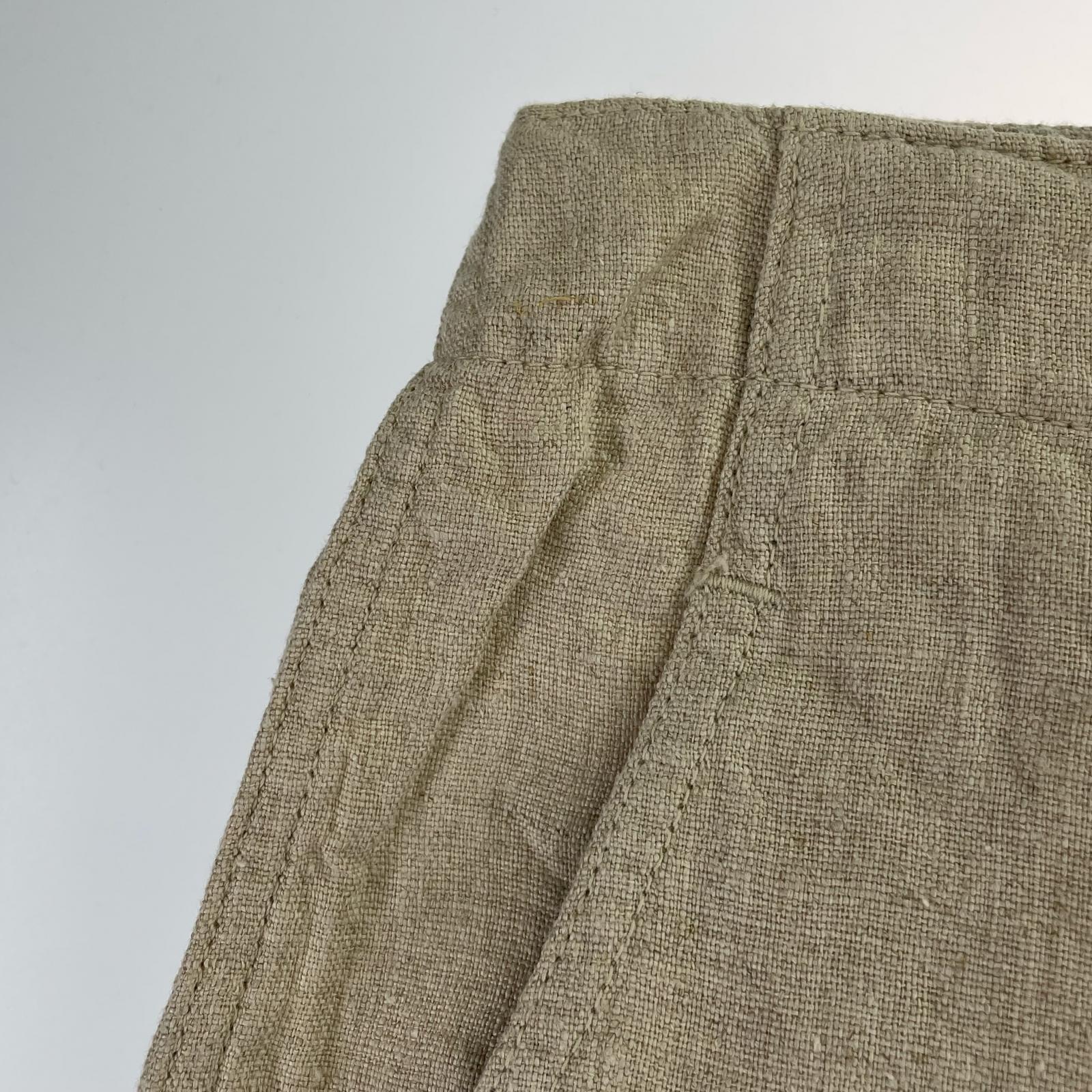 ショートパンツ YAMANE LINEN SHORTS W32 ベージュ 32 ベージュ