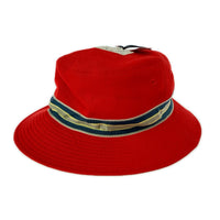 ハット EVISU SAFARI HAT REVERSIBLE レッド×アイボリー