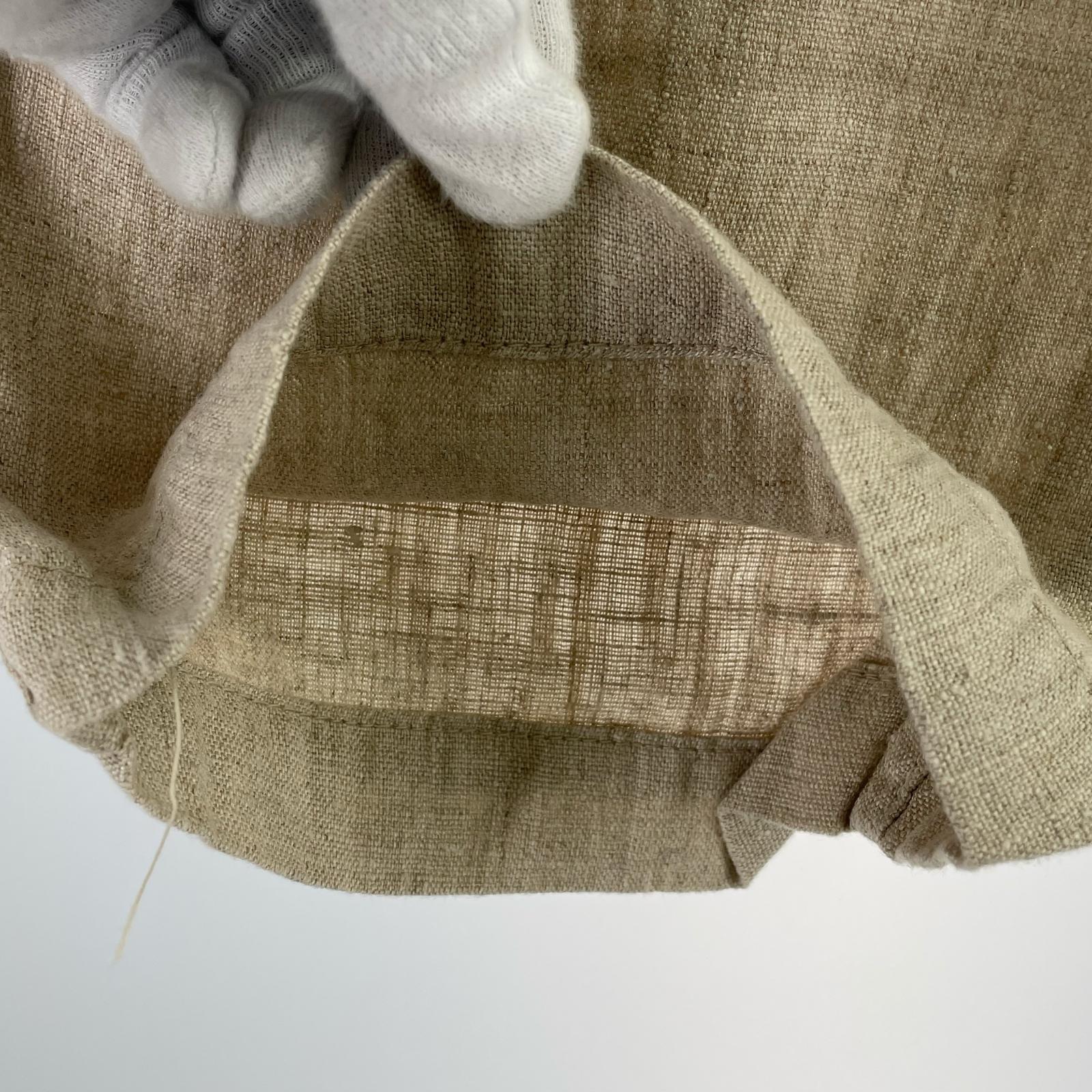 ショートパンツ YAMANE LINEN SHORTS W28 ベージュ 30 ベージュ