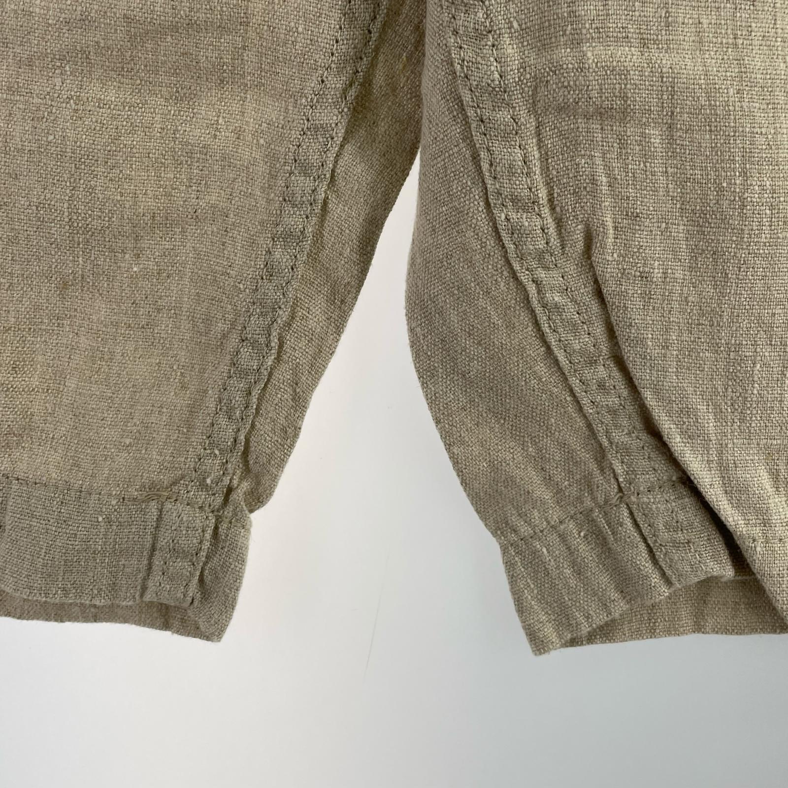 ショートパンツ YAMANE LINEN SHORTS W28 ベージュ 30 ベージュ