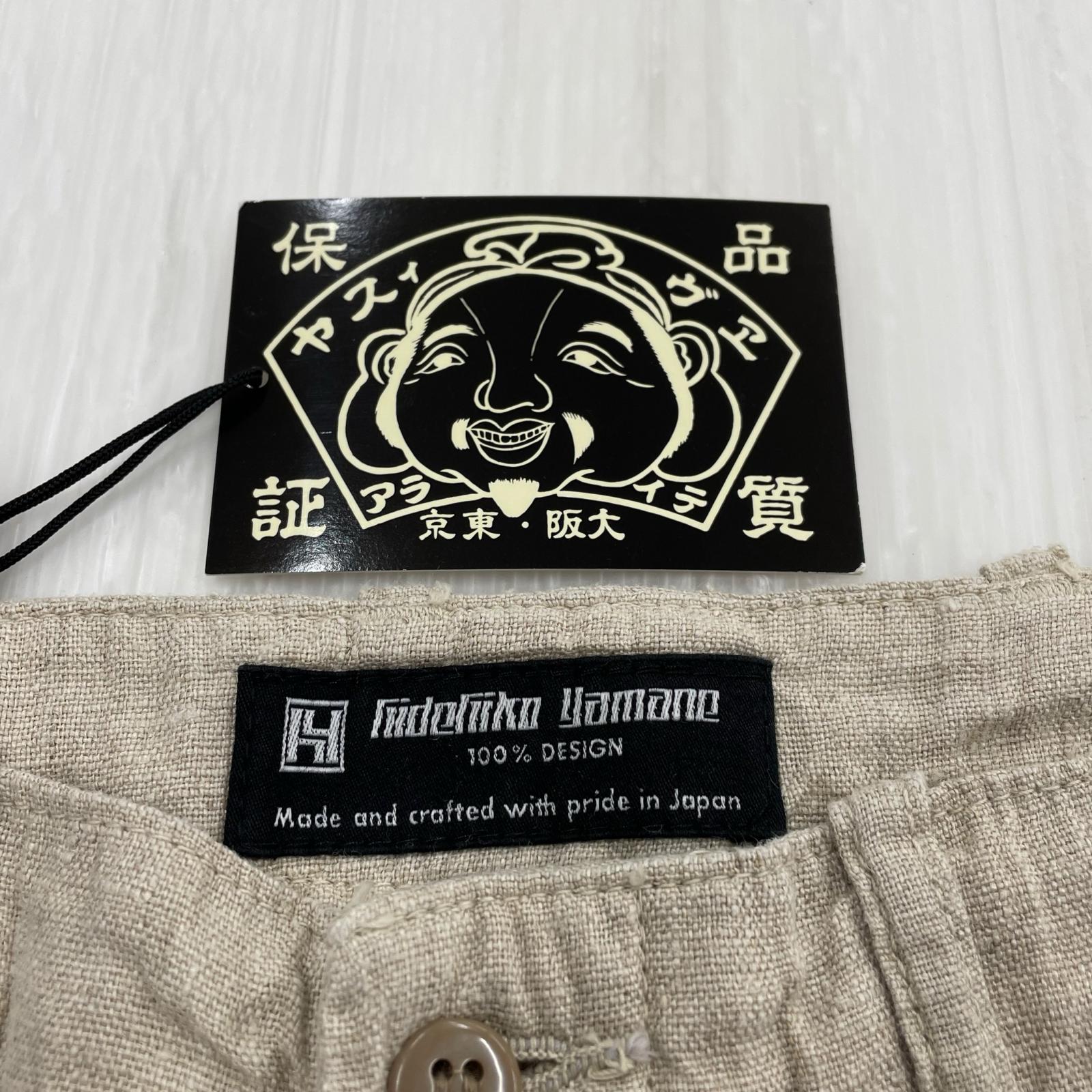 ショートパンツ YAMANE LINEN SHORTS W28 ベージュ 30 ベージュ