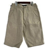 ショートパンツ YAMANE LINEN SHORTS W28 ベージュ 30 ベージュ
