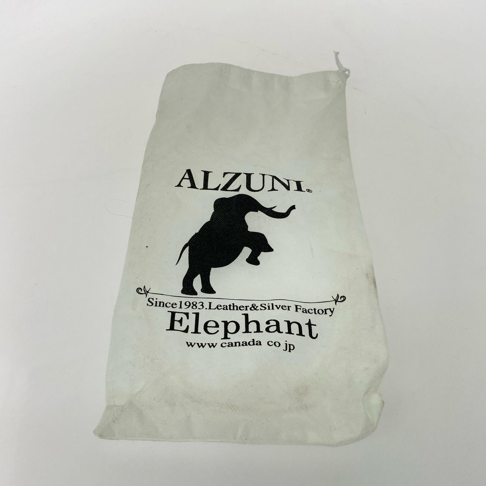 その他アクセサリー ALZUNI ブラスバックル レザーベルト 黒 ブラック
