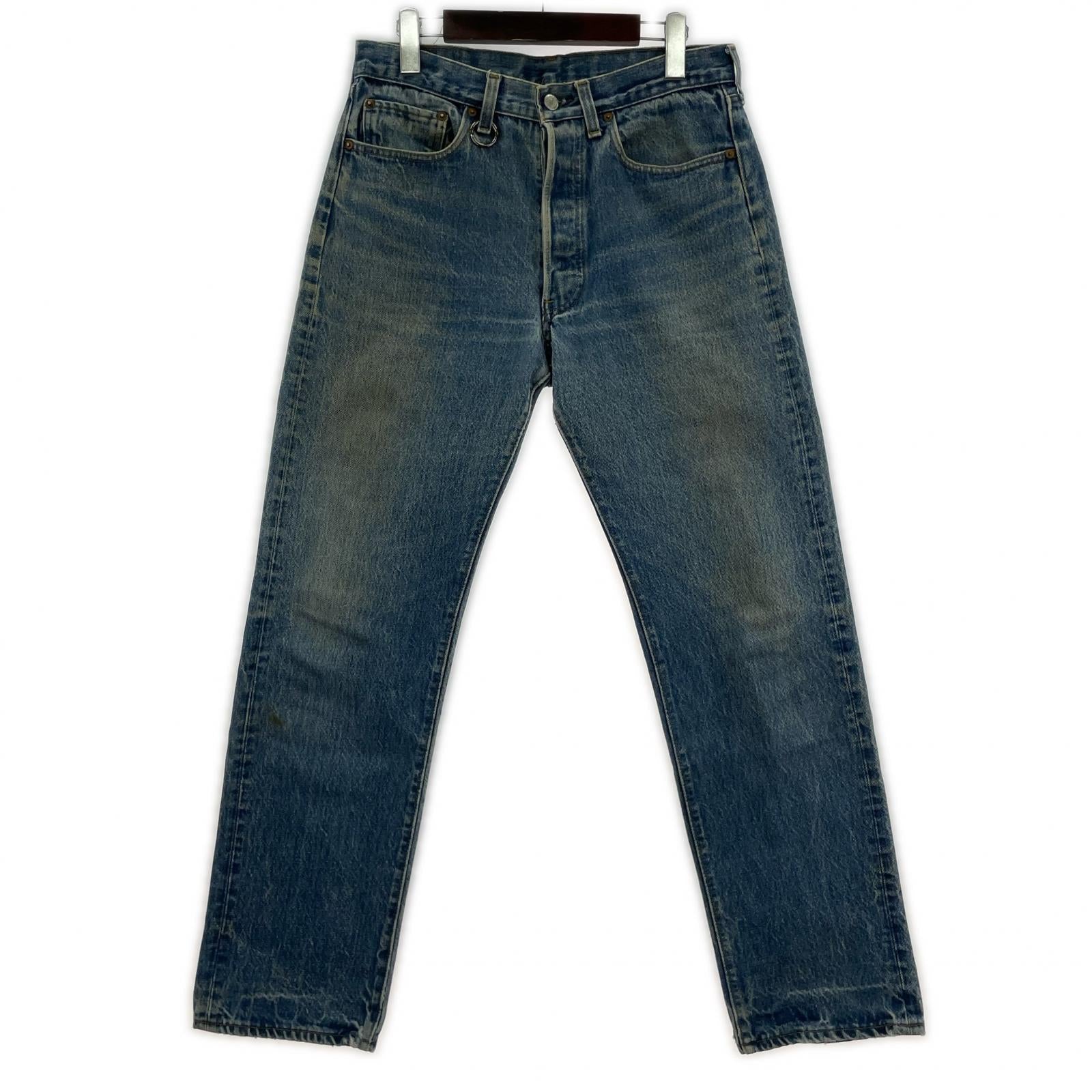 デニムパンツ 80s 501 刻印558 黒カン W32L34 32 ブルー