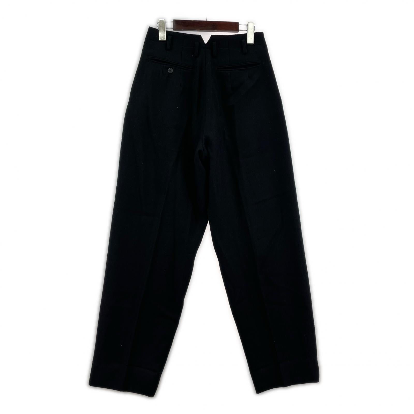 パンツ Y's for men 茶タグ 90s 6タックスラックス M ブラック