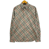 長袖シャツ チェックシャツ GRY (XS) グレー