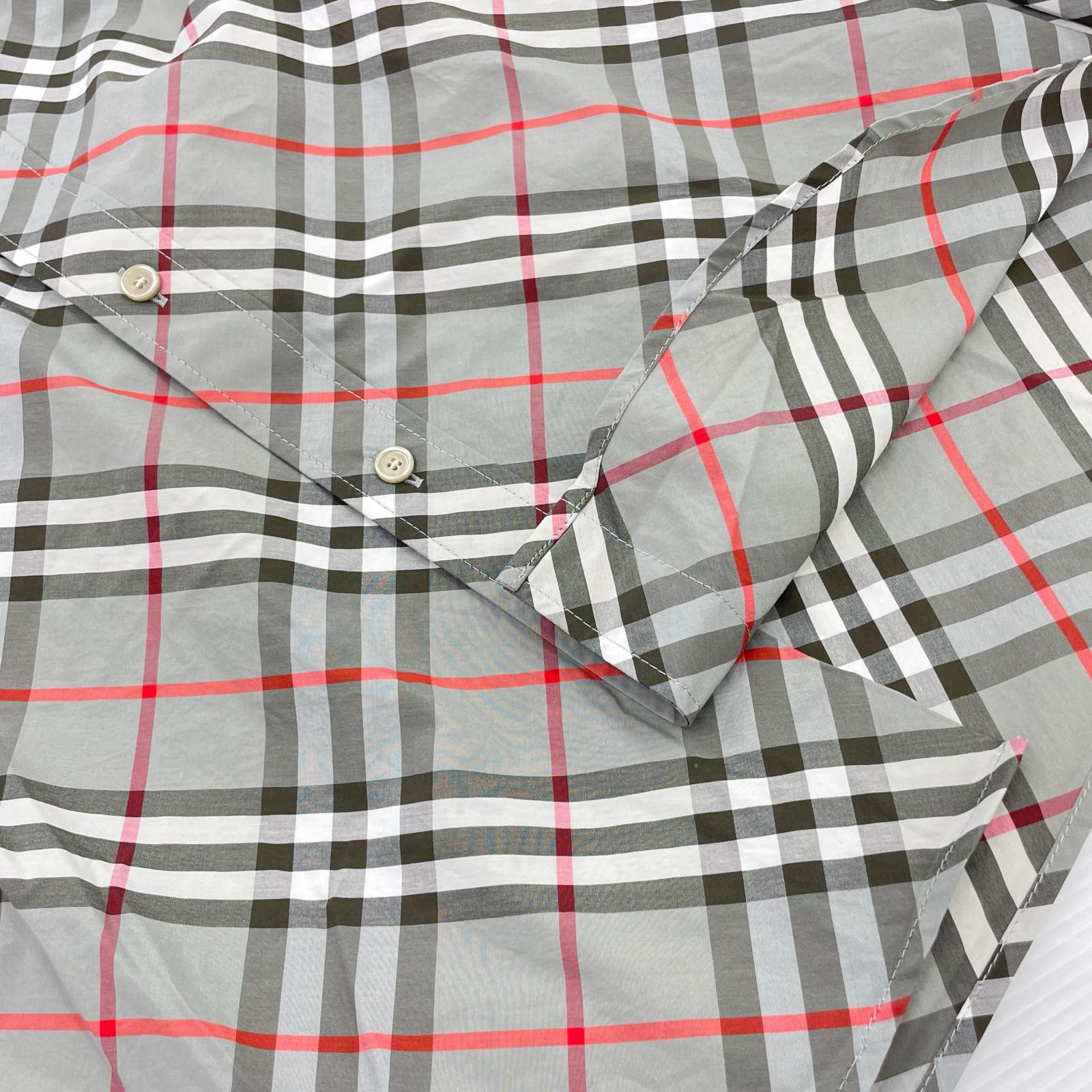 長袖シャツ チェックシャツ GRY (XS) グレー