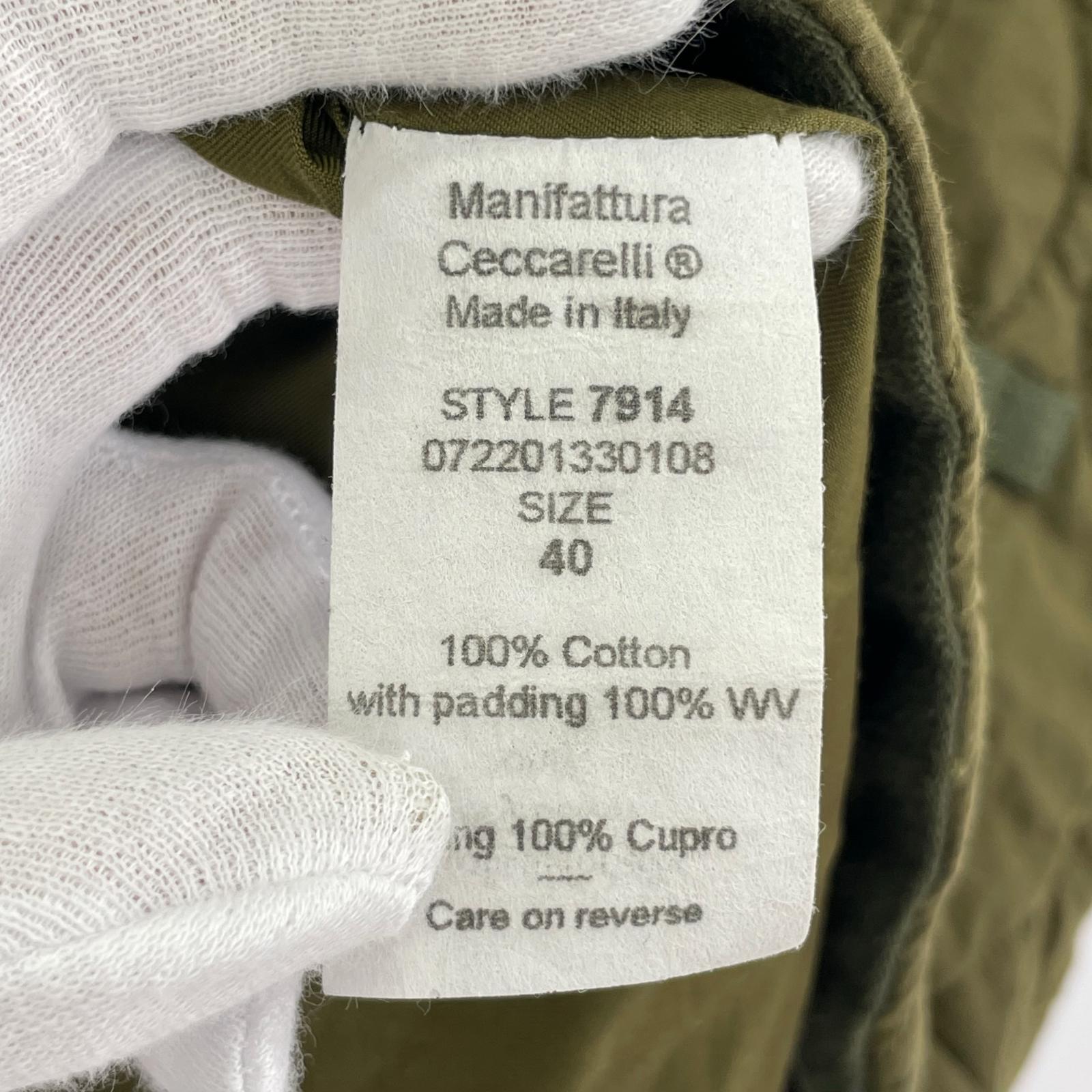 長袖シャツ MANIFATTURA CECCARELLI カーキ (40) 40 カーキ