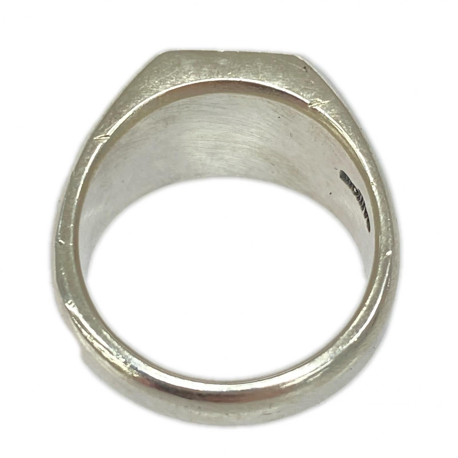 リング・指輪 mollive SV HEAVY SIGNET RING