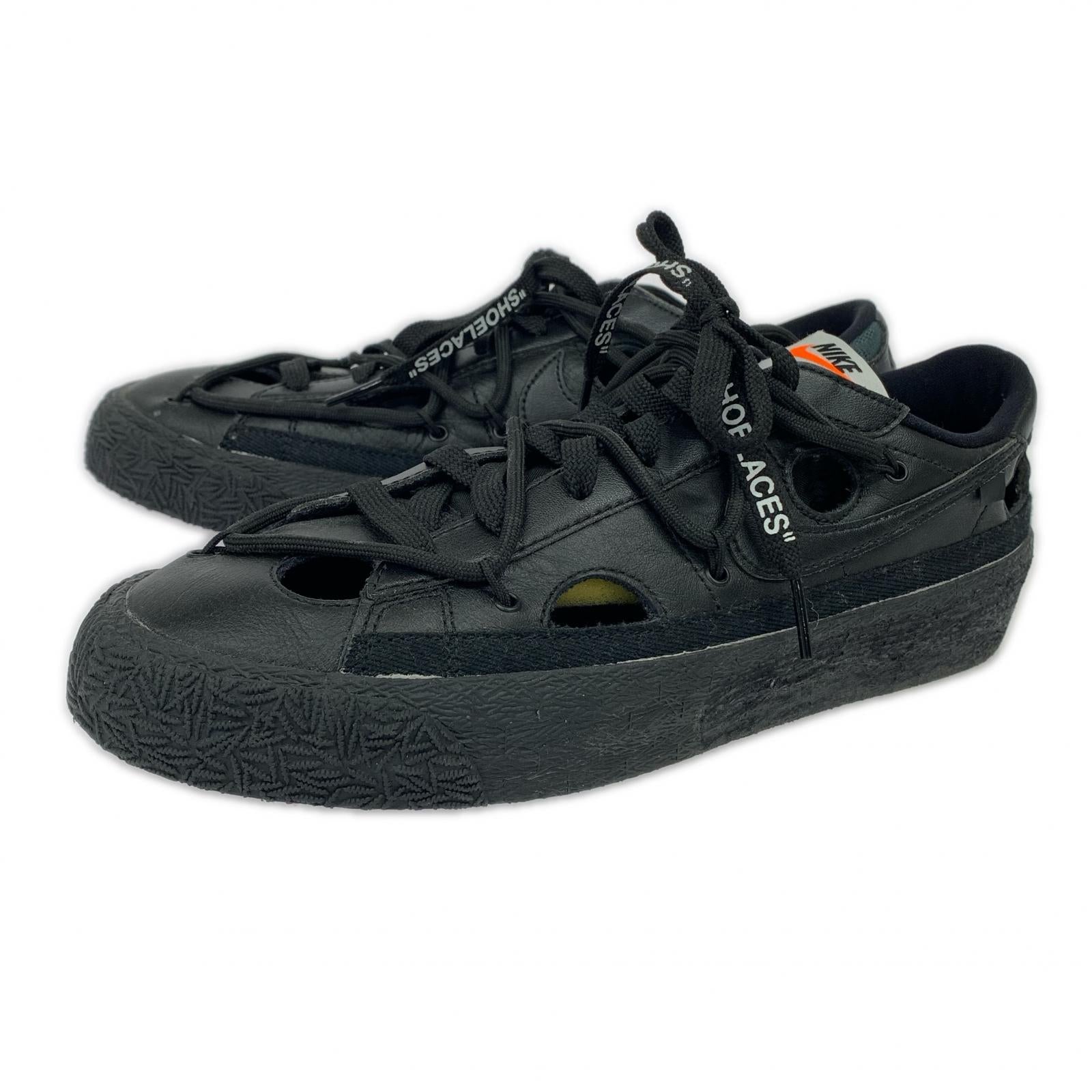 スニーカー ×OFF-WHITE BLAZER LOW 27.5cm BLK 27.5cm (US9 1/2 UK9 EU45) ブラック