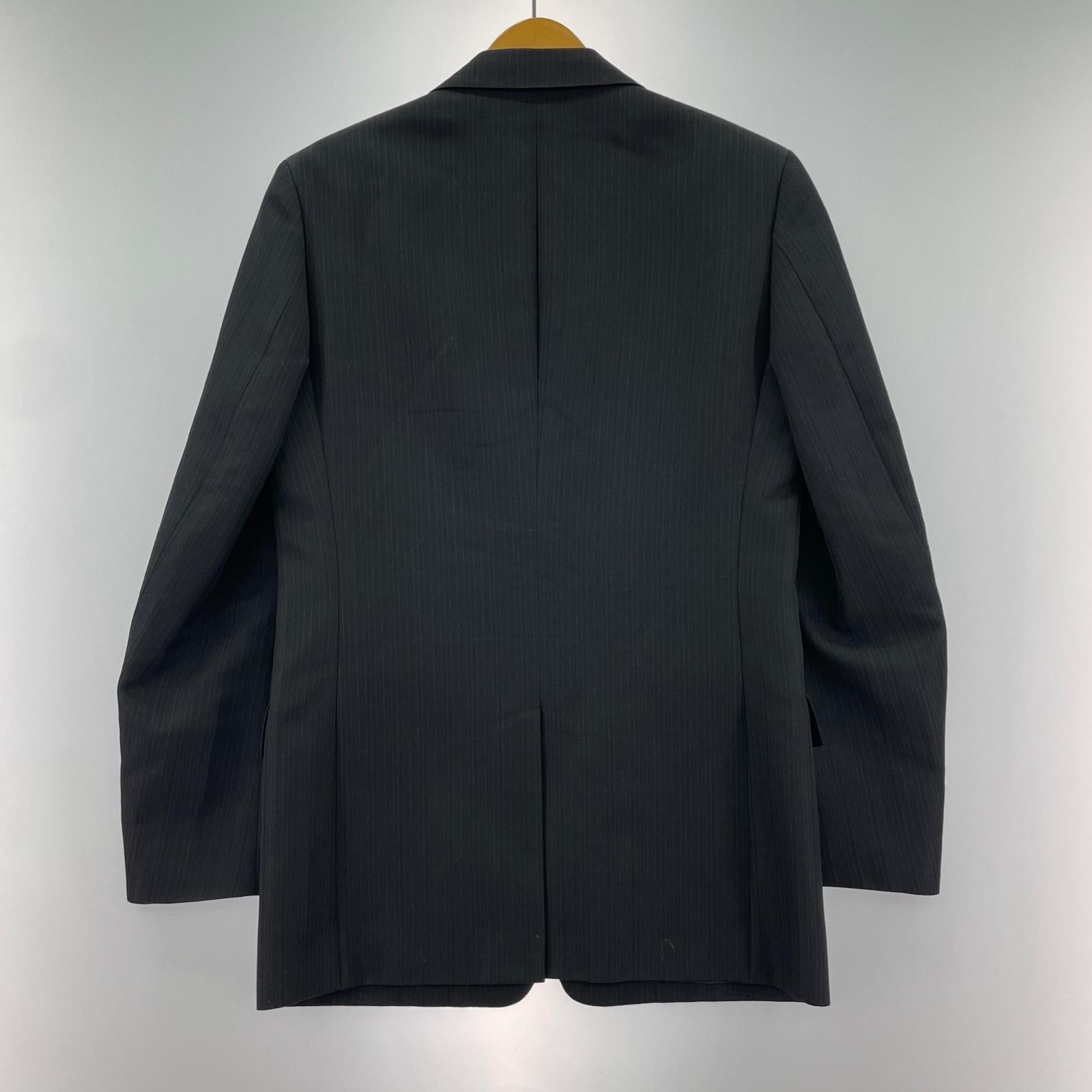 テーラードジャケット homme deux 2006 ストライプ S ブラック