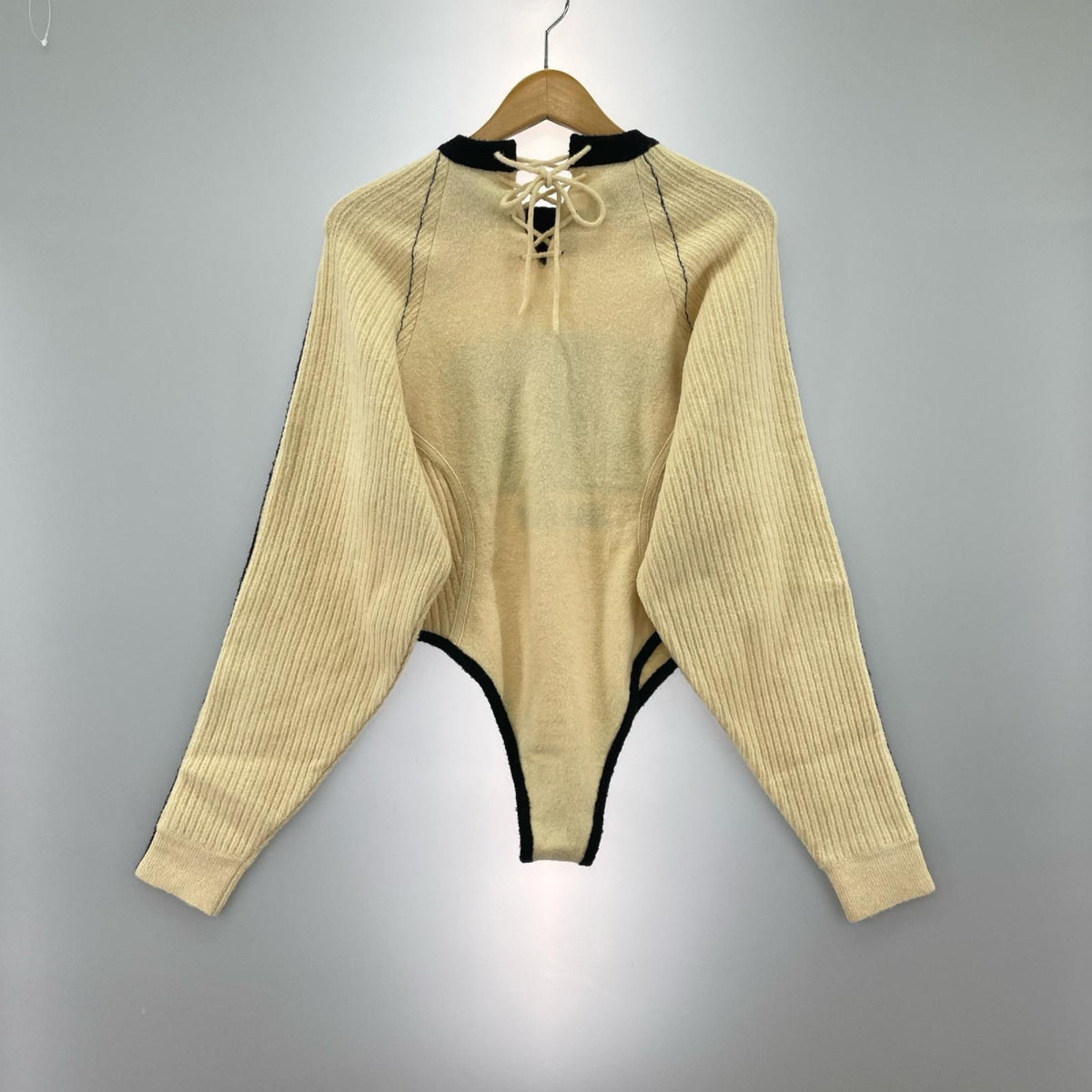 ニット Numbering Knit Body Suit F BEG フリー ベージュ