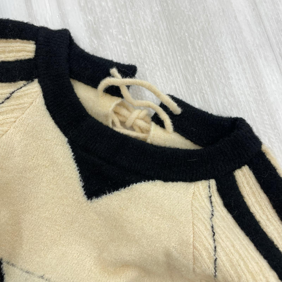ニット Numbering Knit Body Suit F BEG フリー ベージュ