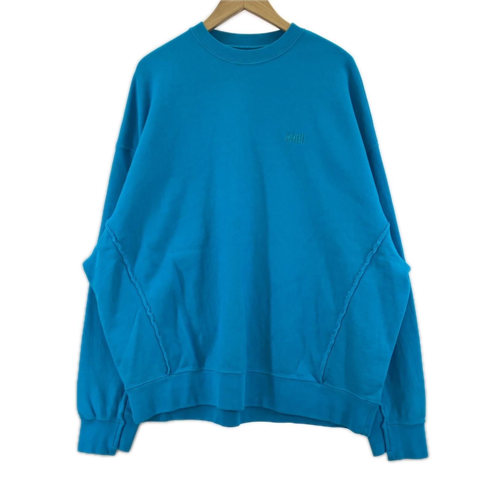 スウェット Over Size Sweat F BLU フリー