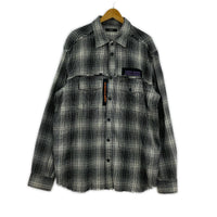 長袖シャツ 18ss S-MILLER-PAYCH フランネルシャツ (XXL) ブラック