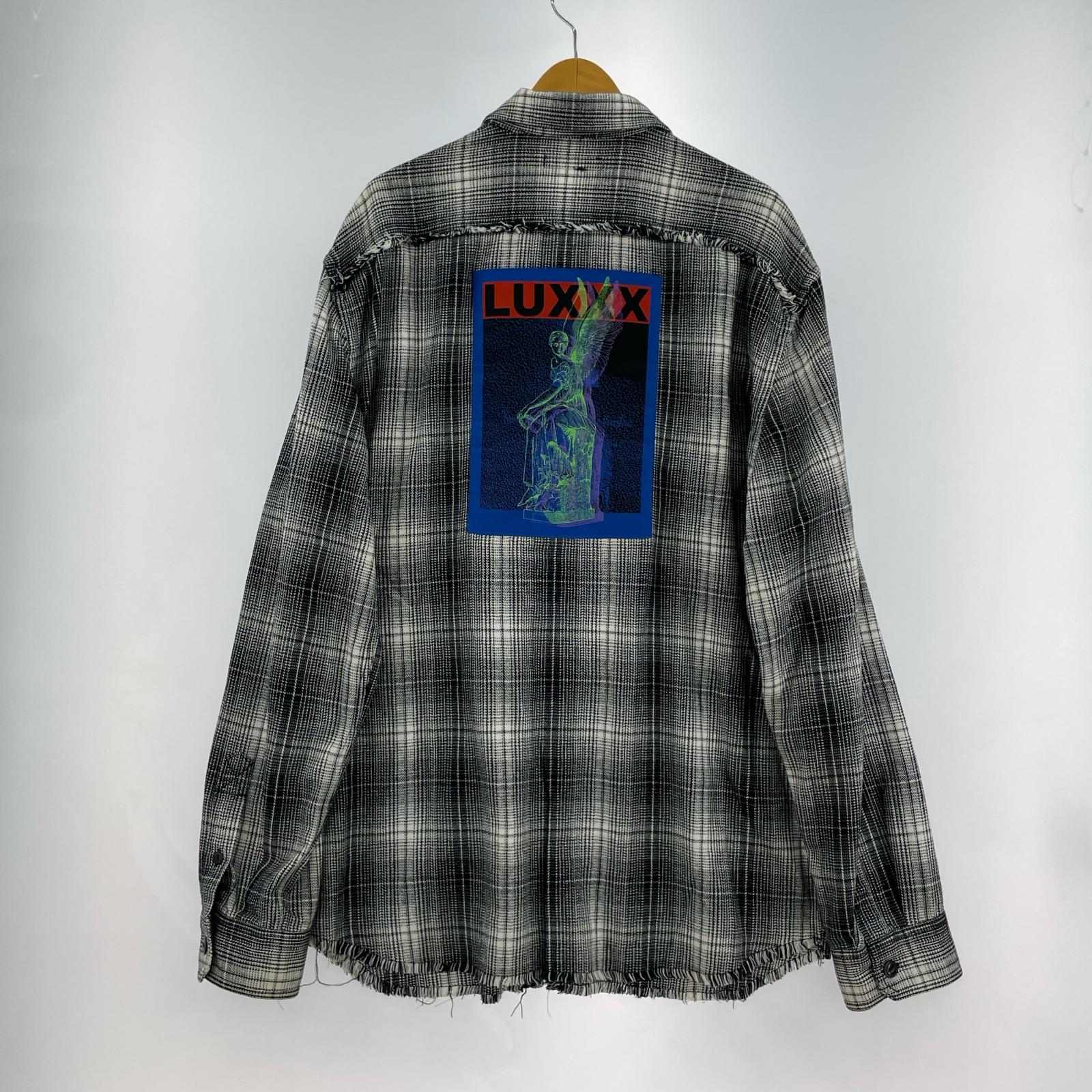 長袖シャツ 18ss S-MILLER-PAYCH フランネルシャツ (XXL) ブラック