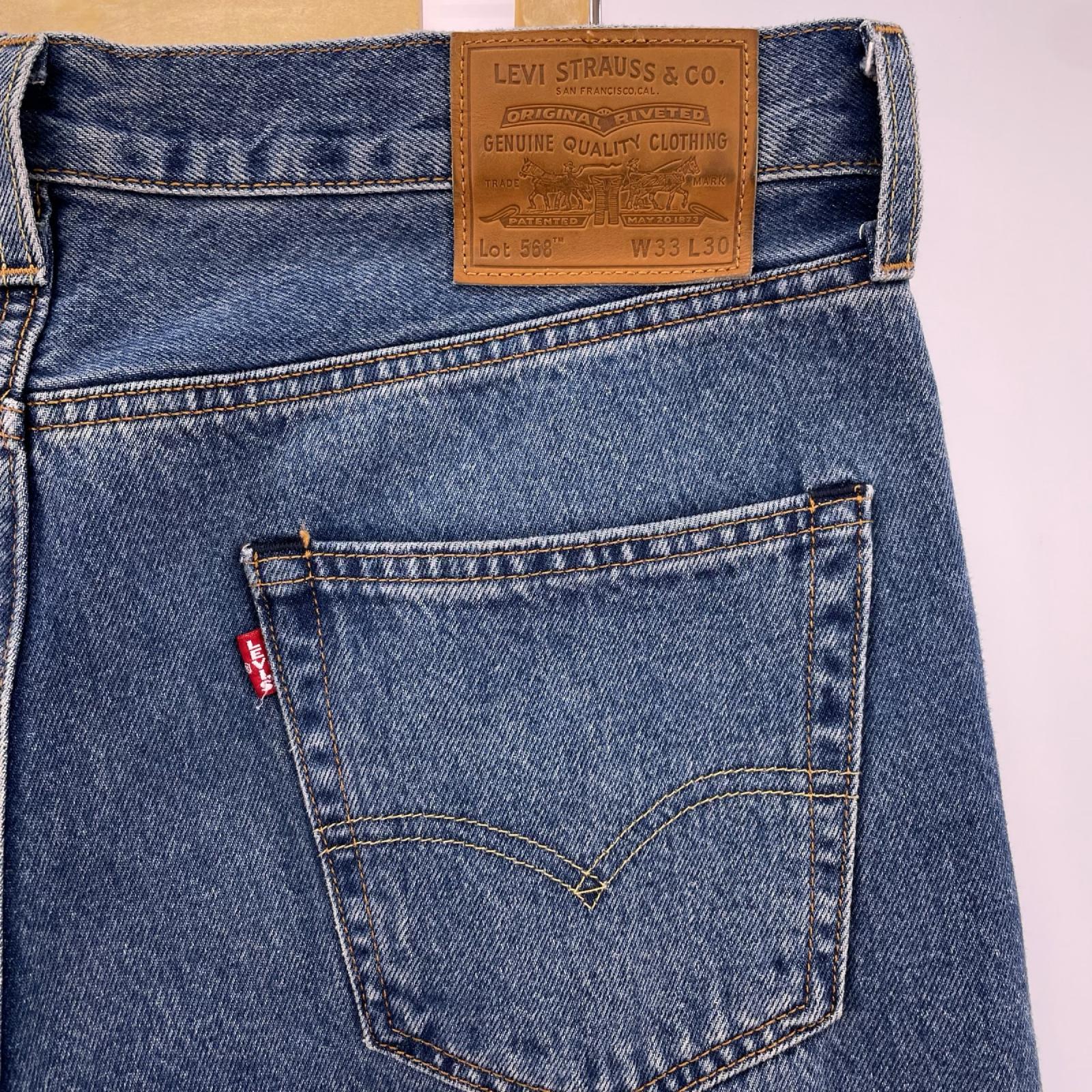 デニムパンツ 568 W33 33 ブルー