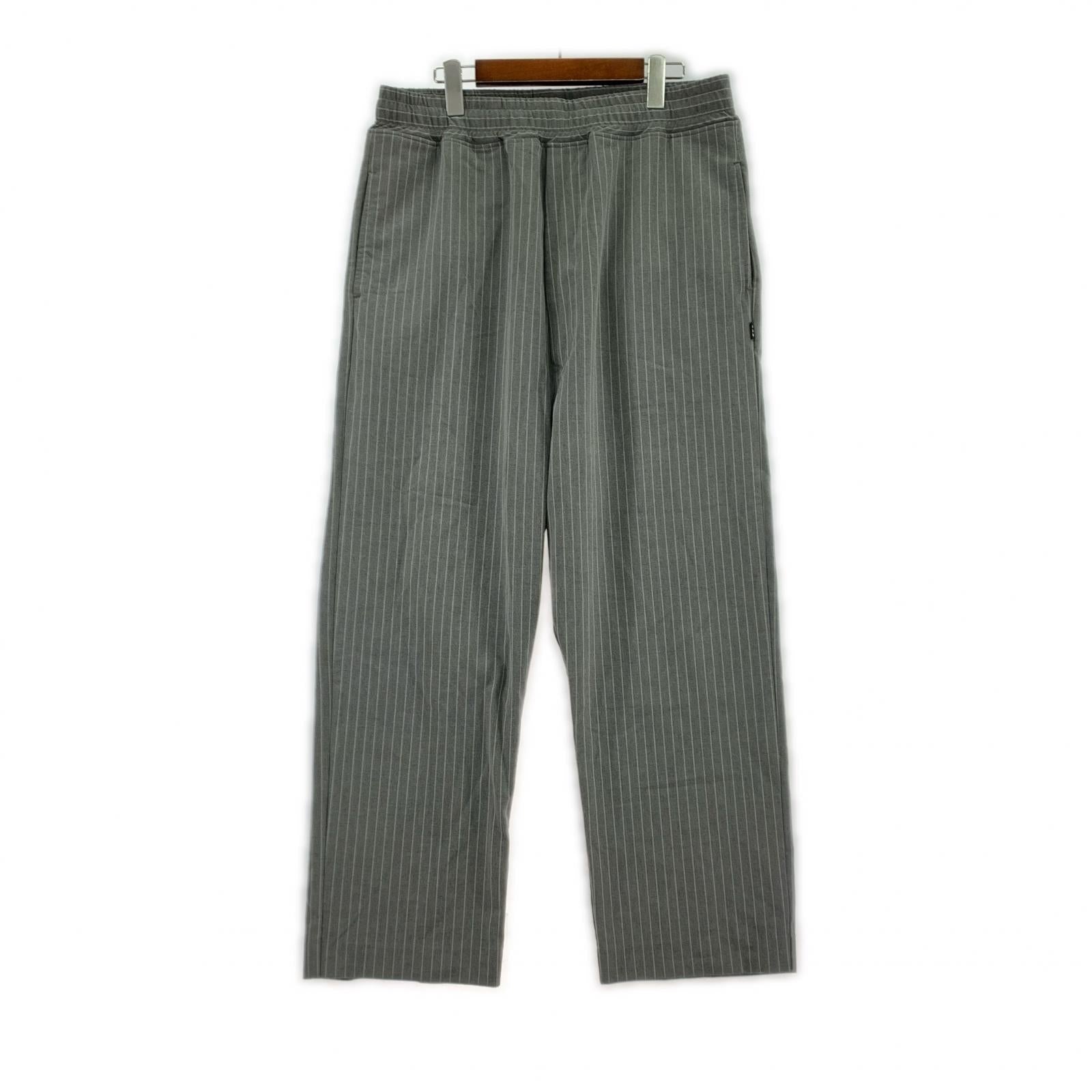 パンツ stripe pants L L ネイビー