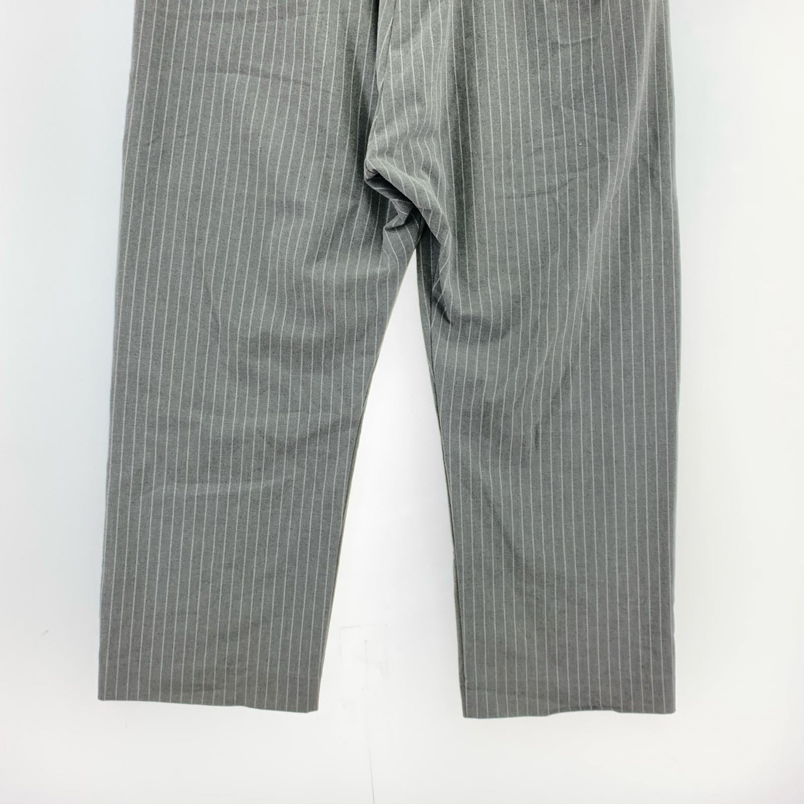 パンツ stripe pants L L ネイビー