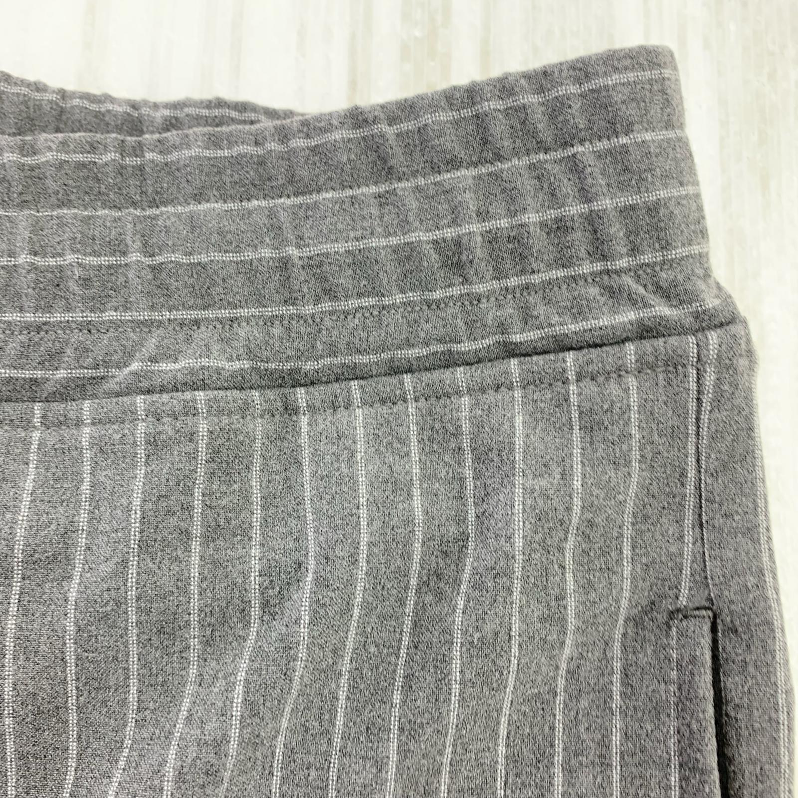 パンツ stripe pants L L ネイビー