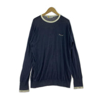ニット sea island cotton ネイビー