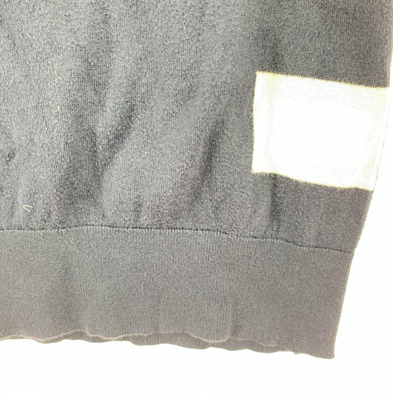 ニット sea island cotton ネイビー