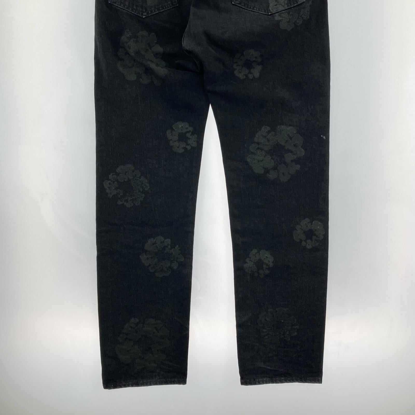 デニムパンツ ×DENIM TEARS/501DT/W36L34 36 ブラック