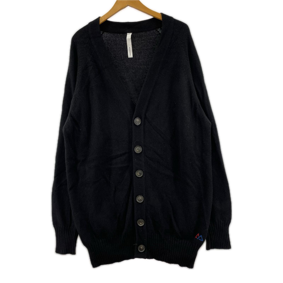 カーディガン ain`t yet anywhere カシミヤカーディガン M BLK ブラック
